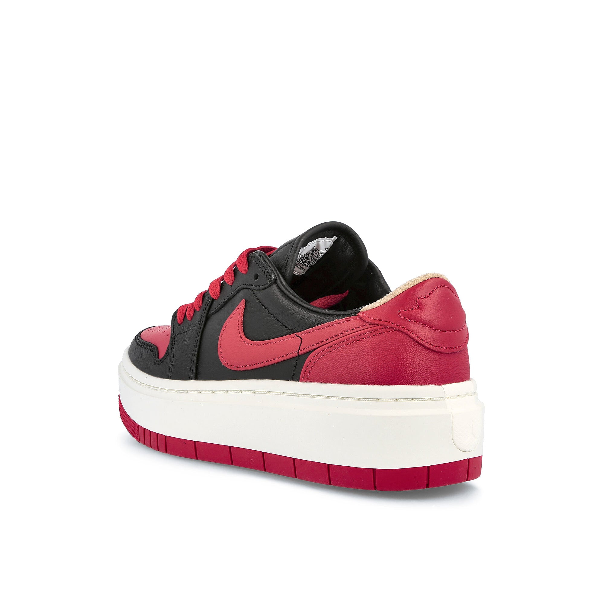 Jordan Wmns Air Jordan 1 Elevate Low SE Black-Gym Red - Sail Sneakers Material | Overkill