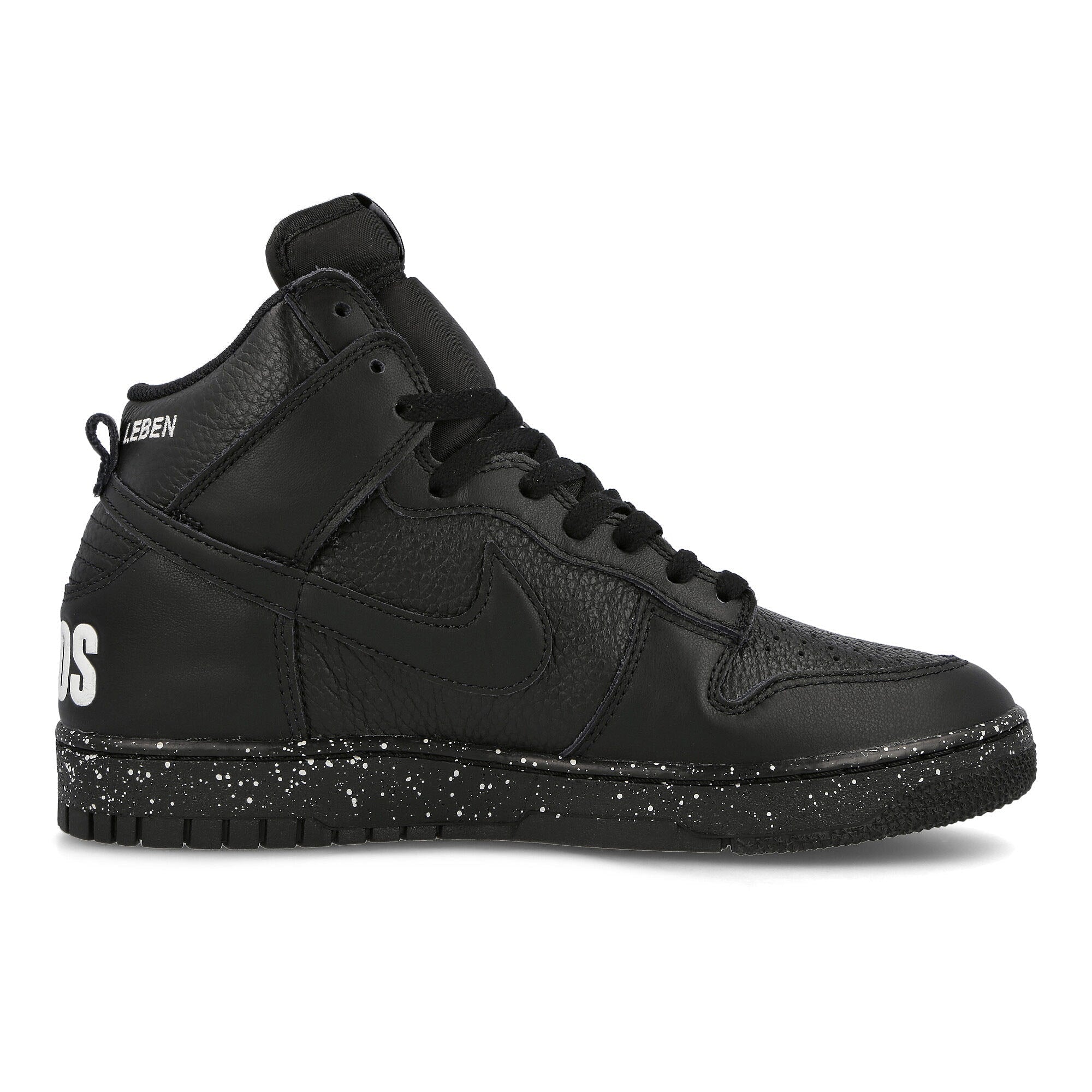 Nike Dunk High 1985 Black / Black - White High Top Sneakers Silhouette | Overkill