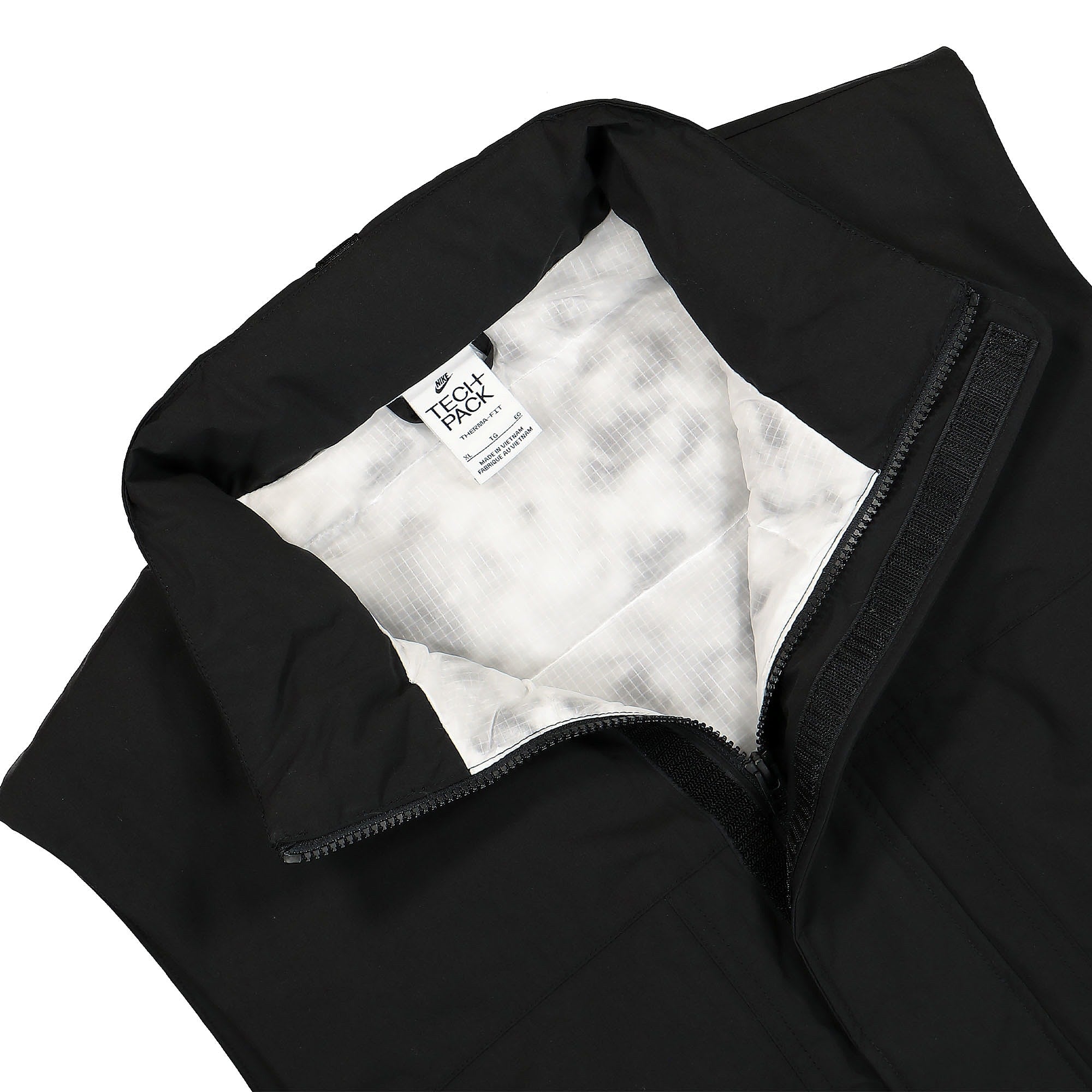 Nike Therma FIT Tech Pack Insulated Vest Black / Black Vests Close-up | Overkill