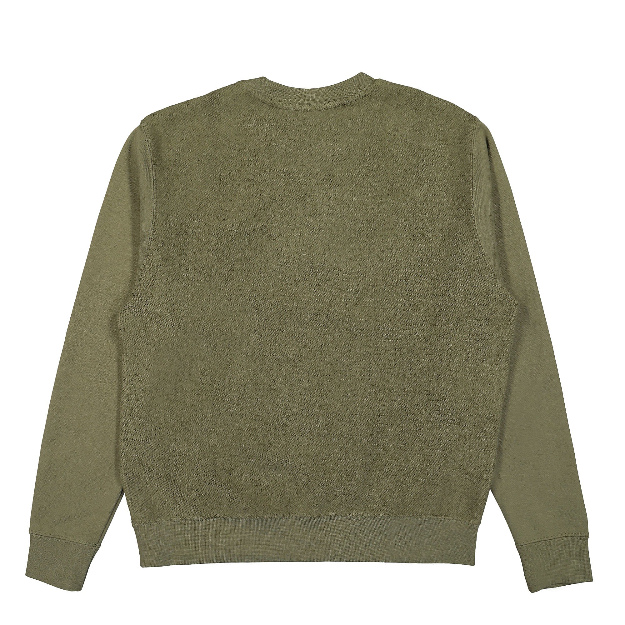 Nike Club Fleece French Terry Crew Medium Olive Sweatshirts Material | Overkill