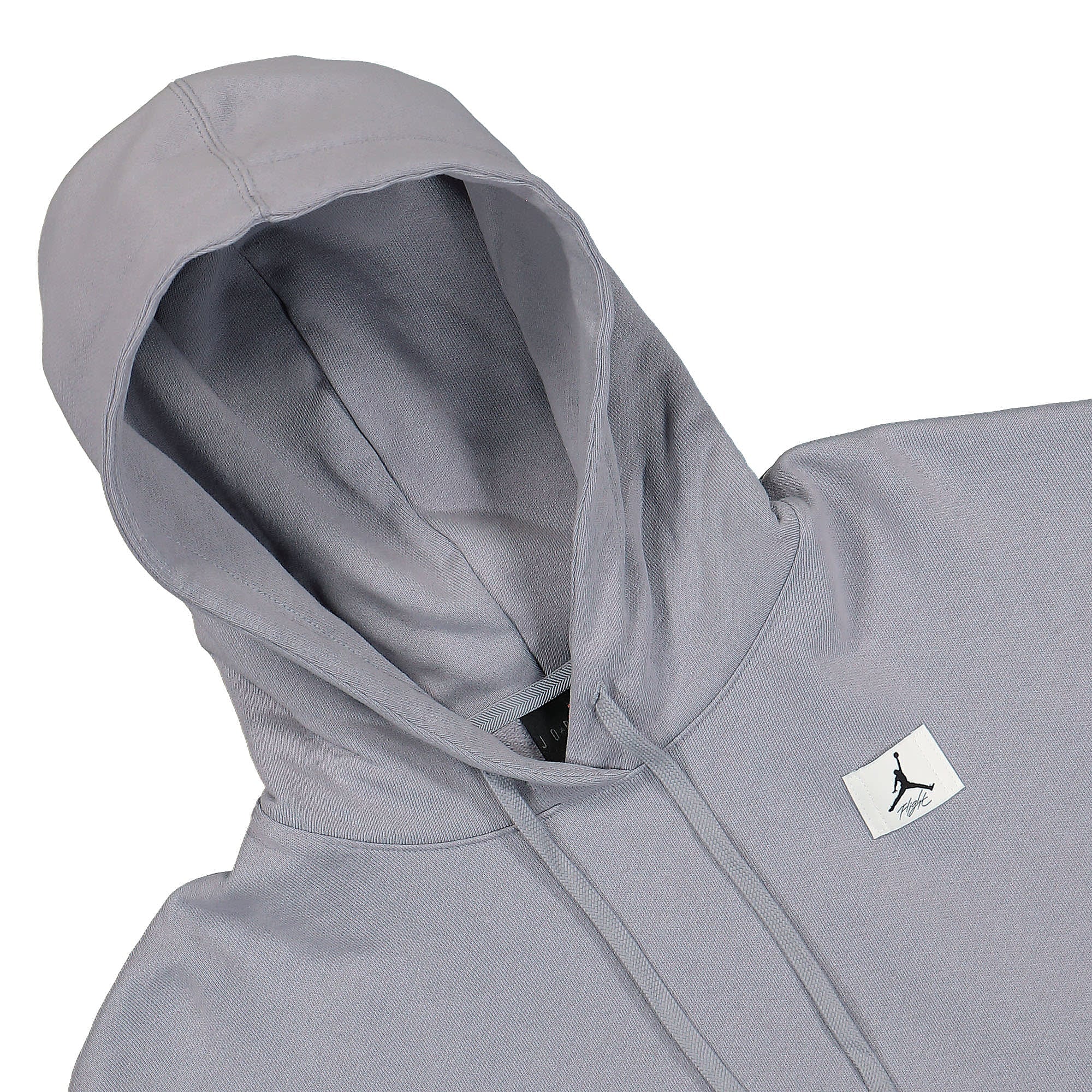 Jordan Wmns Air Jordan Flight Fleece Hoodie Cement Grey Hoodies Close-up | Overkill