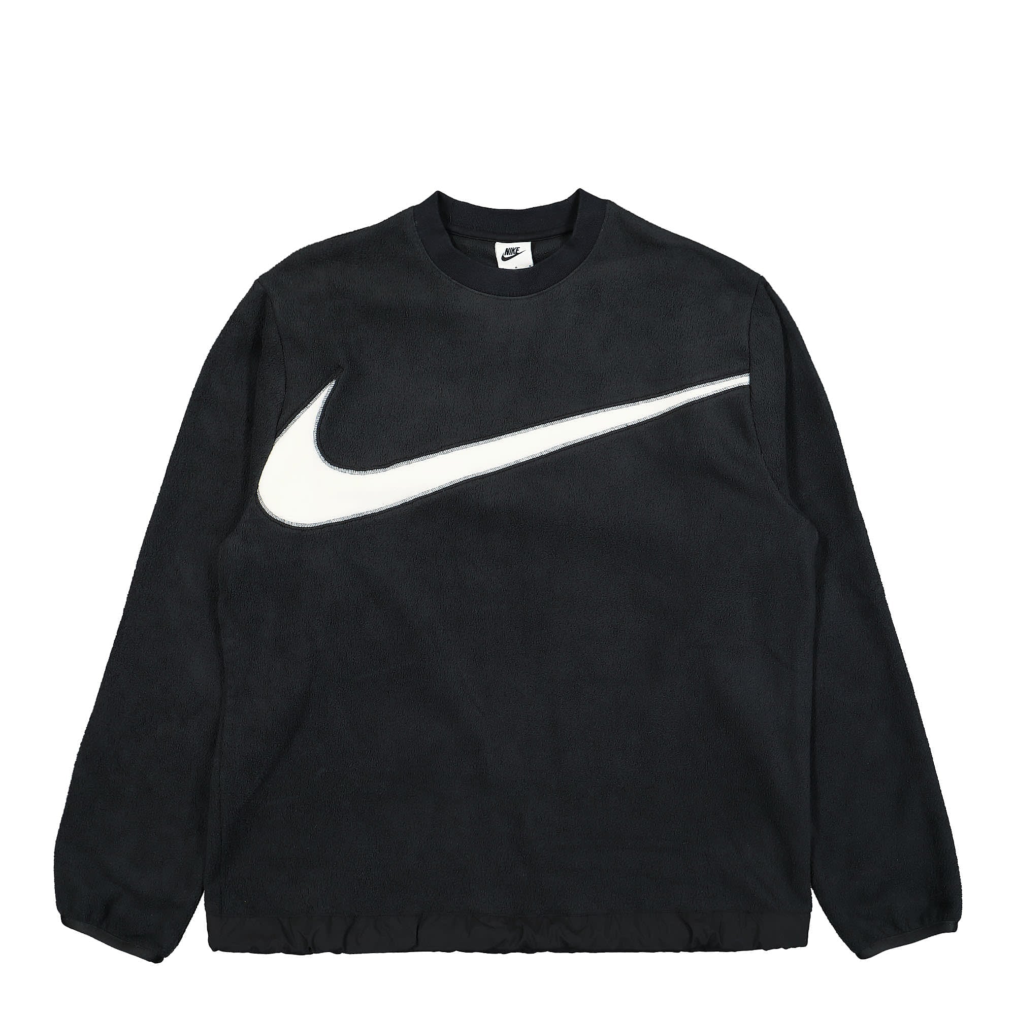 Nike Club+ Fleece Winterized Crew Black Sweatshirts DQ4894 010 | Overkill