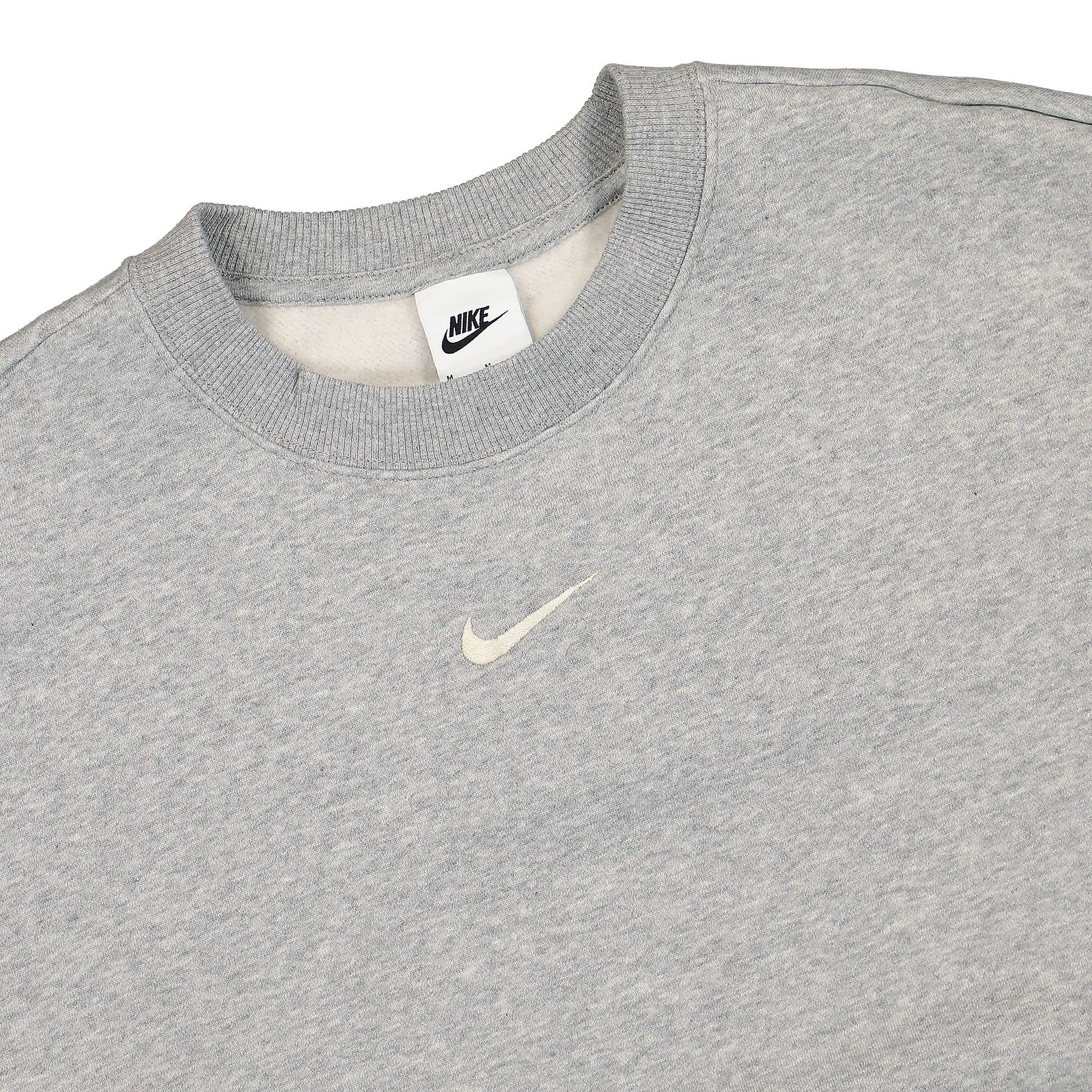 Nike Wmns Phoenix Oversized Fleece Sweatshirt Dark Grey Heather / Sail Sweatshirts Close-up | Overkill