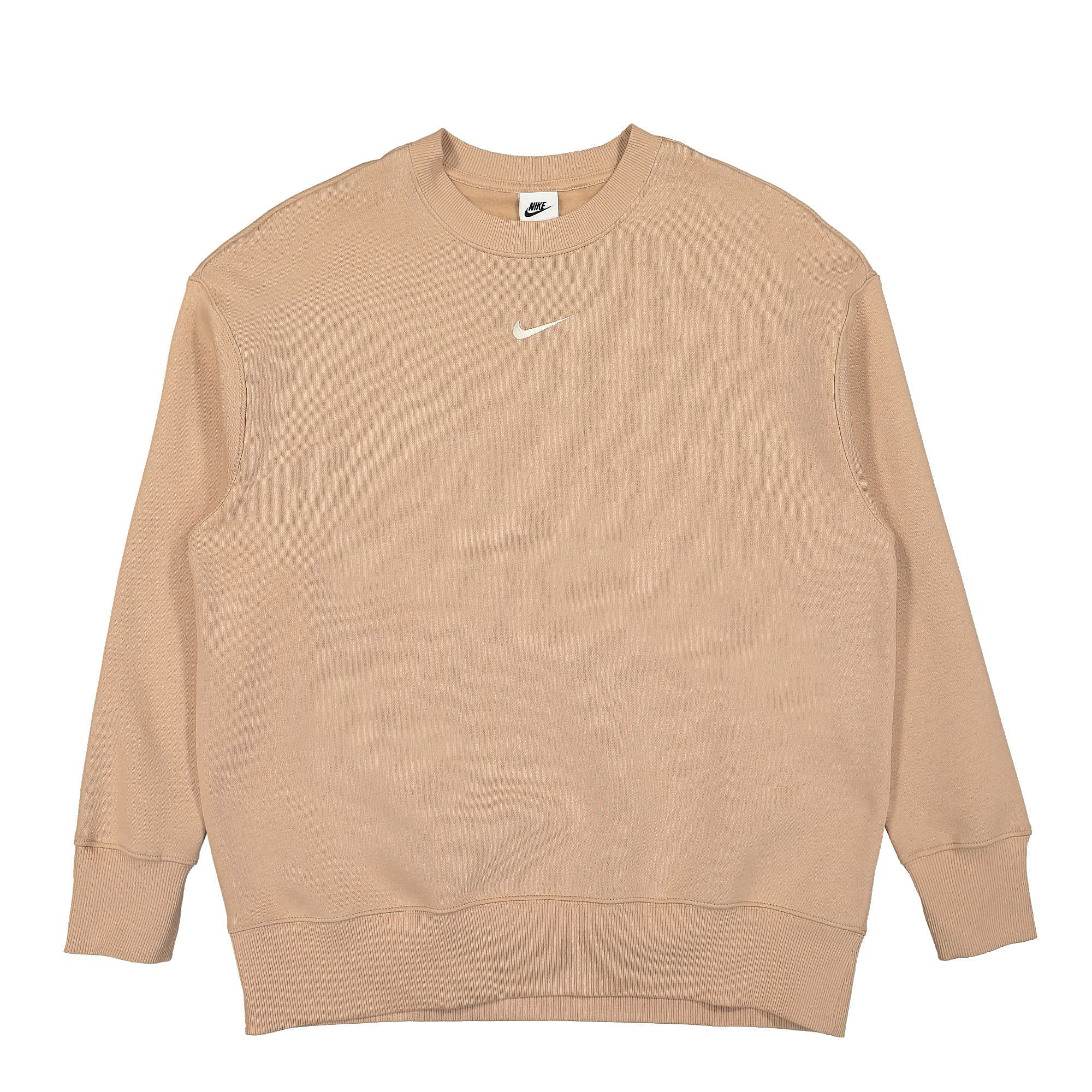 Nike Wmns Phoenix Oversized Fleece Sweatshirt Hemp / Sail Sweatshirts DQ5733 200 | Overkill
