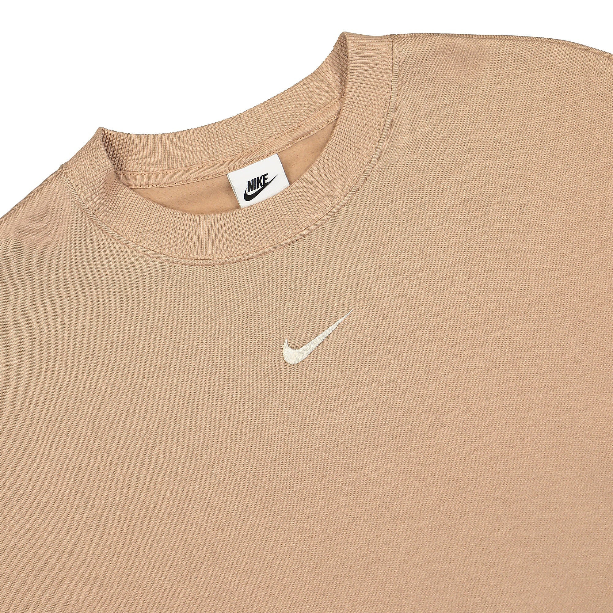 Nike Wmns Phoenix Oversized Fleece Sweatshirt Hemp / Sail Sweatshirts Close-up | Overkill