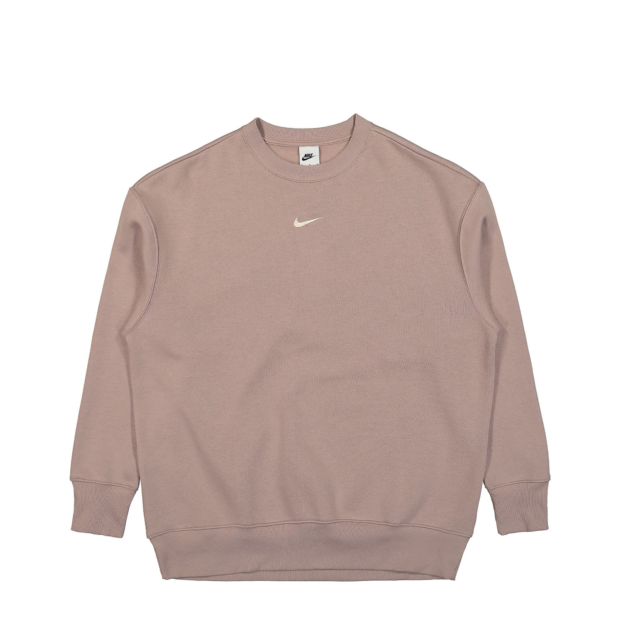 Nike W Phoenix Oversized Fleece Sweatshirt Diffused Taupe / Sail Sweatshirts DQ5733 272 | Overkill