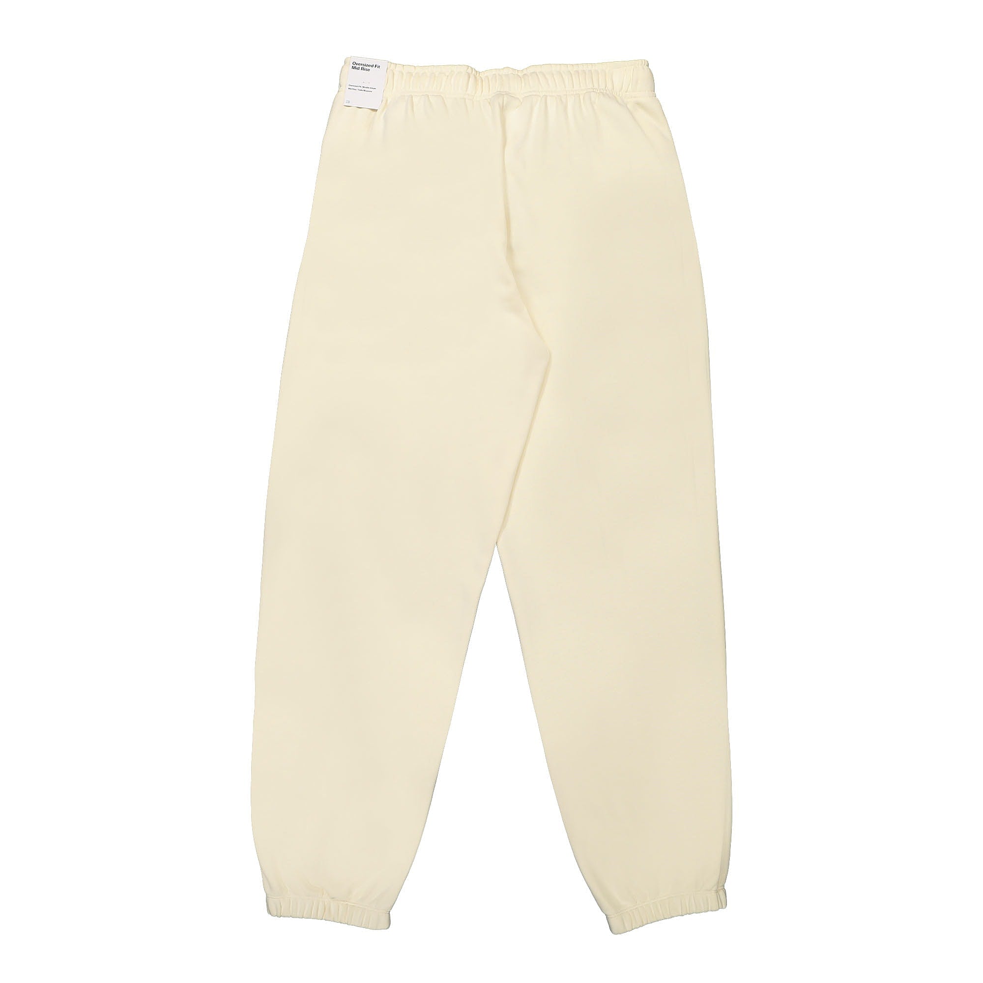 Nike W Club Fleece Mid-Rise Oversized Sweatpant Coconut Milk / Black Sweat & Track Pants Material | Overkill