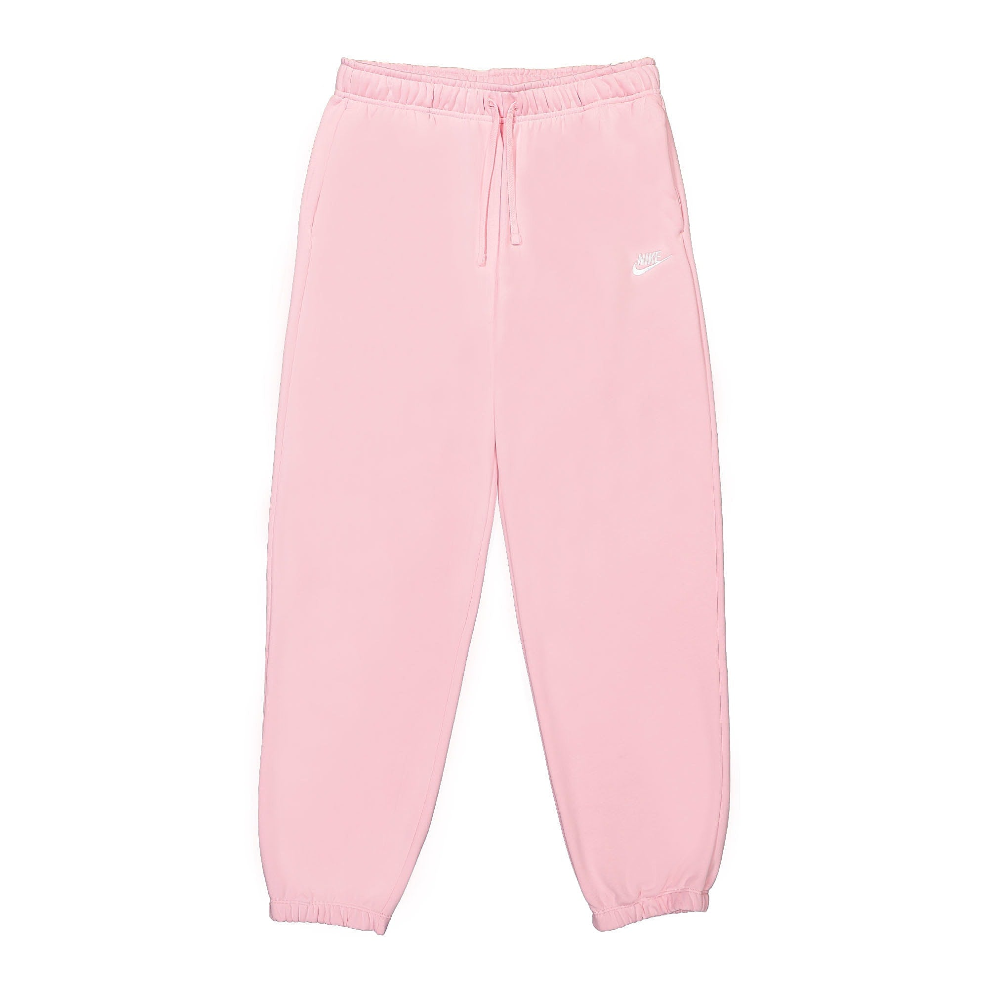 Nike W Club Fleece Mid Rise Oversized Sweatpants Med Soft Pink / White Sweat & Track Pants DQ5800 690 | Overkill