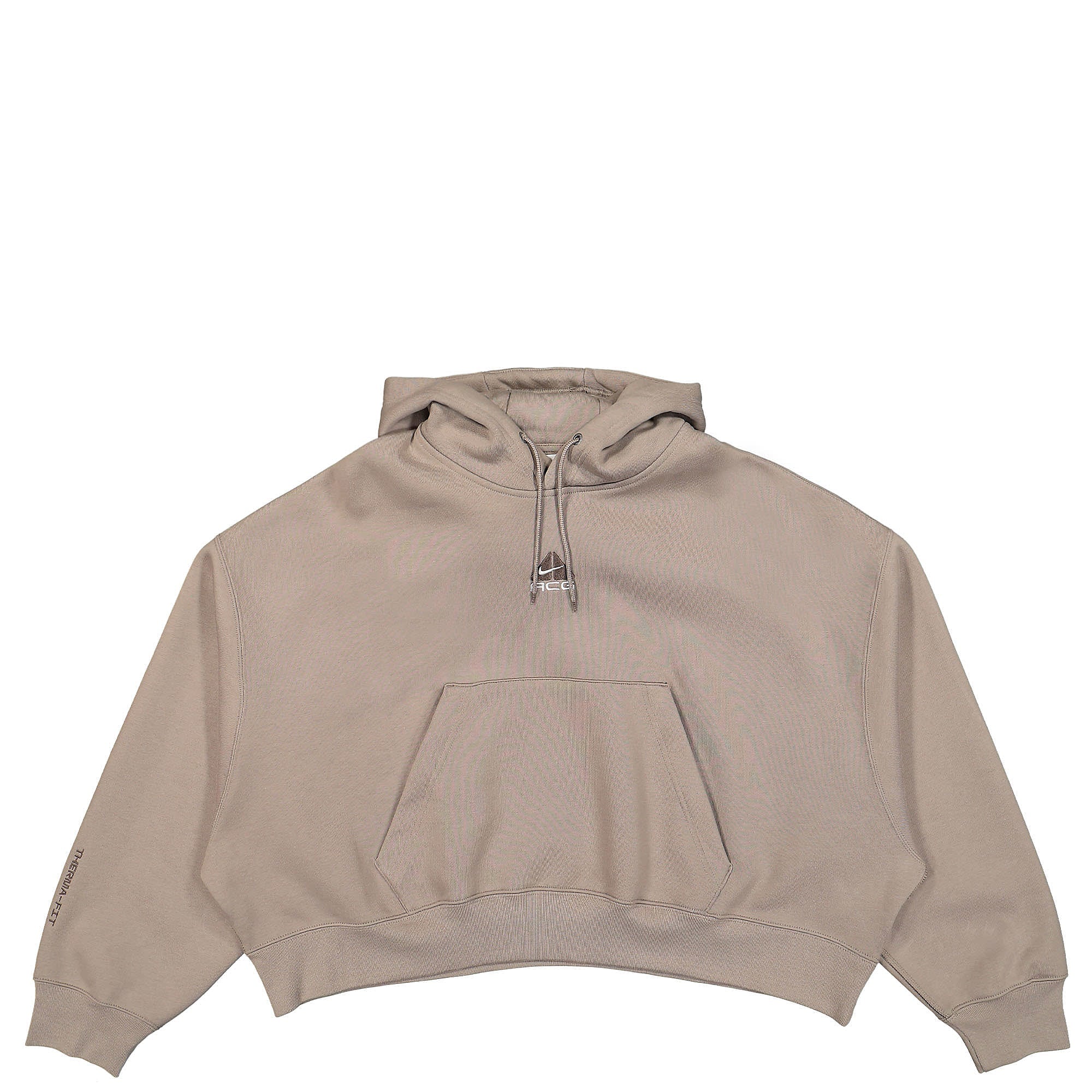 Nike W ACG Therma-FIT Tuff Knit Fleece Hoodie Moon Fossil / Ironstone Hoodies DQ5807 087 | Overkill