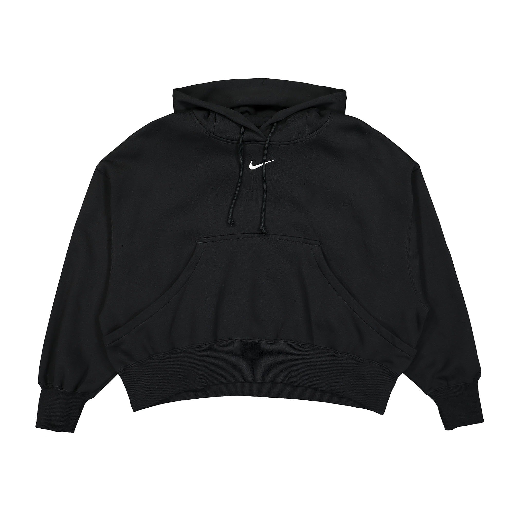 Nike Wmns Phoenix Over-Oversized Fleece Hoodie Black / Sail Hoodies DQ5858 010 | Overkill