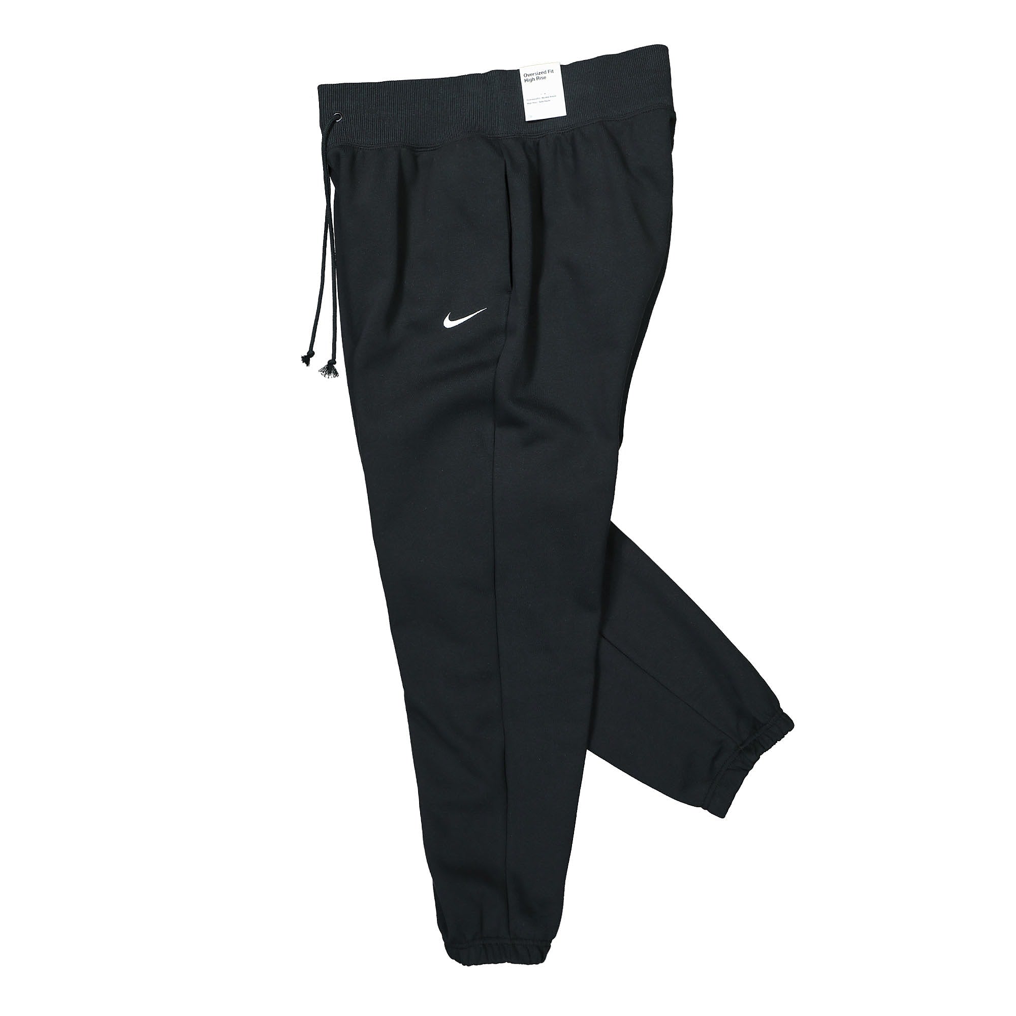 Nike Wmns NSW Phoenix High Rise Fleece Pant Black / Sail Sweat & Track Pants Close-up | Overkill