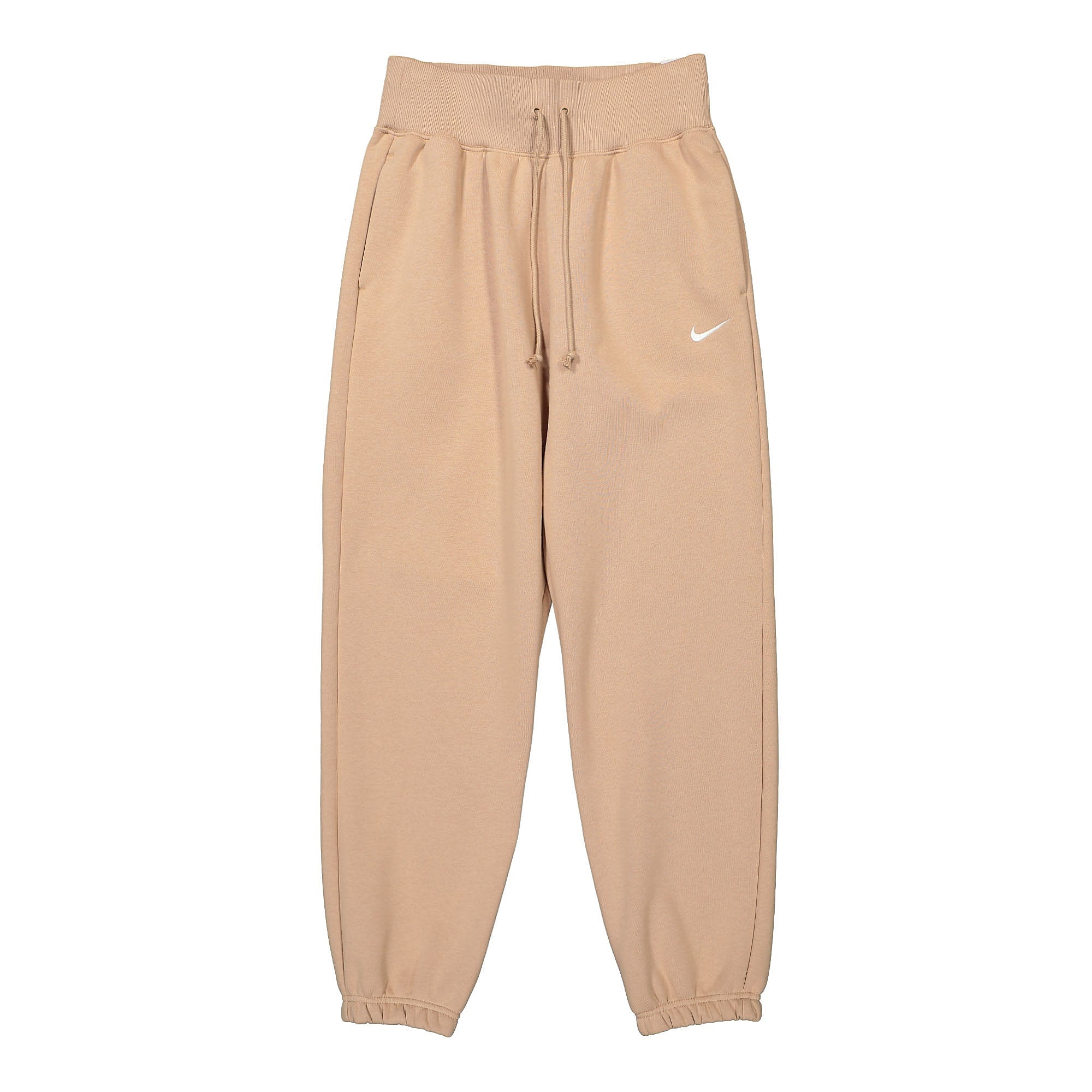 Nike Wmns NSW Phoenix High Rise Fleece Pant Hemp / Sail Sweat & Track Pants DQ5887 200 | Overkill
