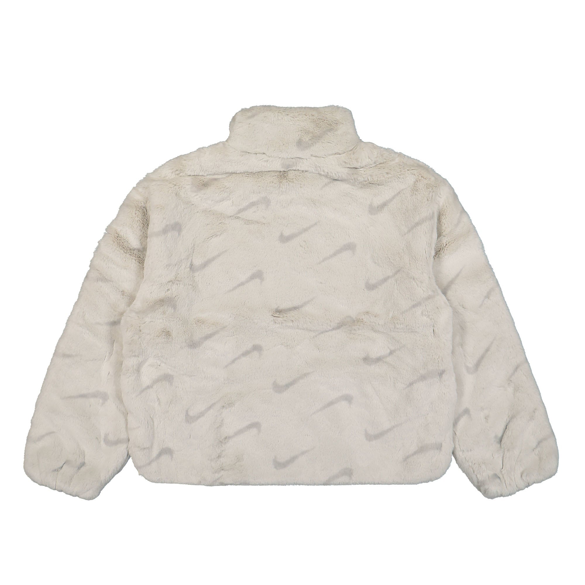Nike Wmns Printed Faux Fur Jacket Light bone /Light Iron Ore / Light Iron Ore Jackets Material | Overkill