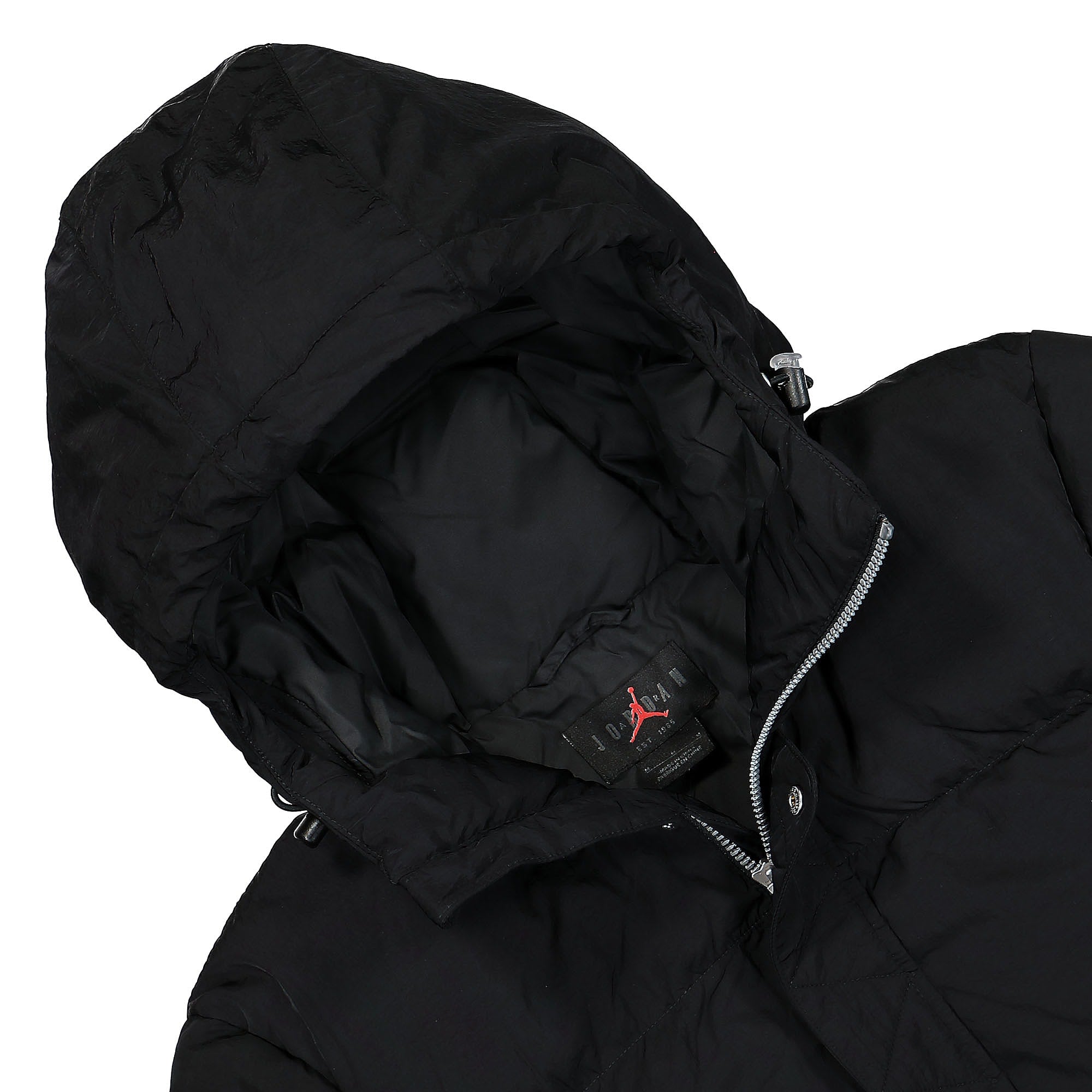 Jordan Air Jordan Essentials Statement Parka Black / Black Parkas Close-up | Overkill