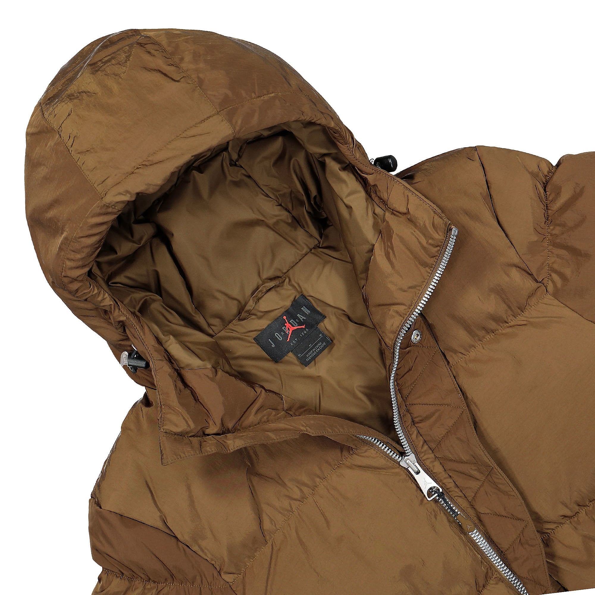 Jordan Air Jordan Essentials Statement Parka Light Olive Parkas Close-up | Overkill