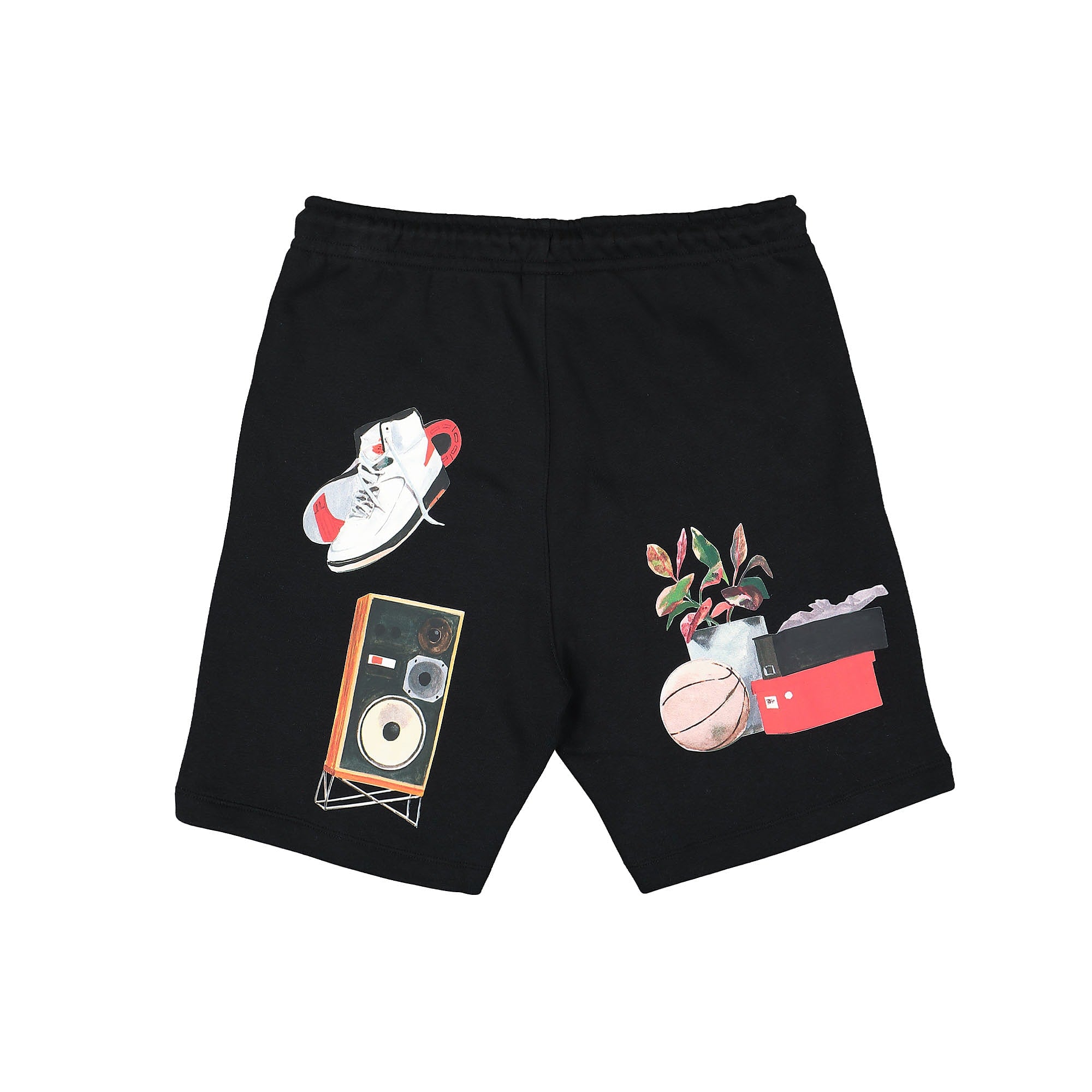 Jordan Air Jordan Artist Series Fleece Short Black / Sail / University Red Shorts Material | Overkill