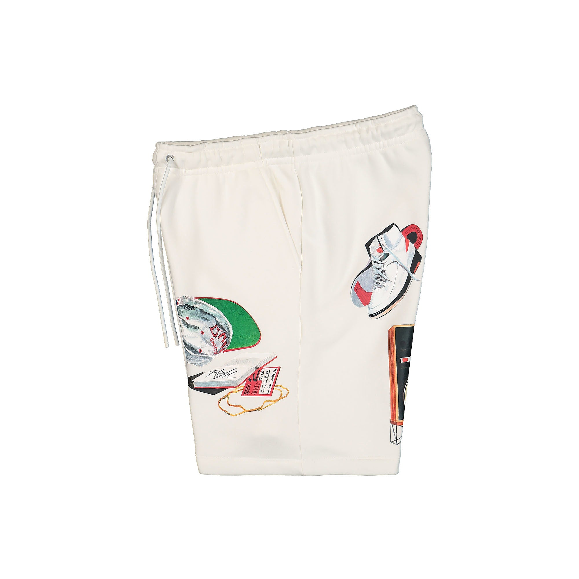 Jordan Air Jordan Artist Series Fleece Short Sail / Black / University Red Shorts Close-up | Overkill