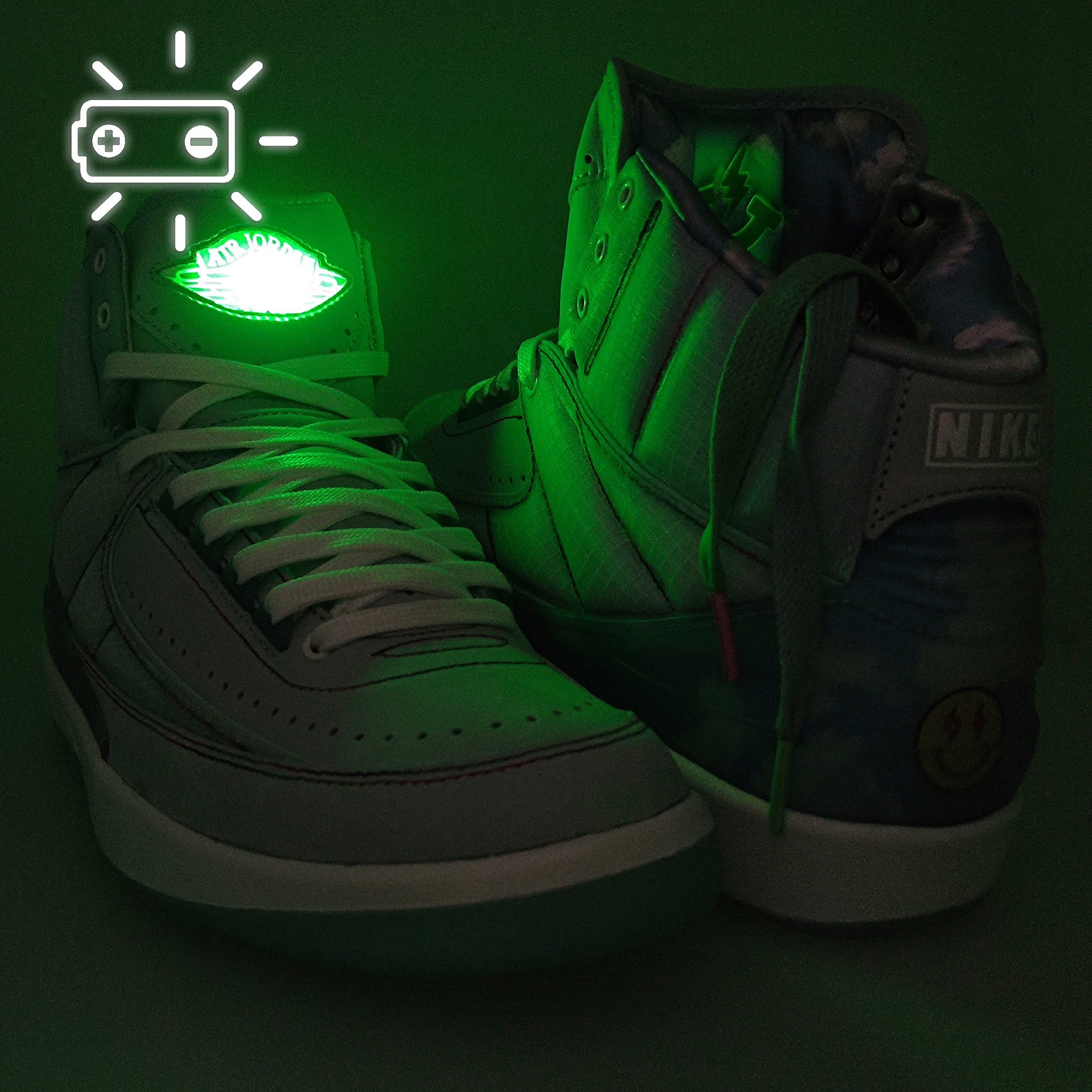 Jordan J Balvin x Air Jordan 2 Retro SP Celestine Blue-White - Multi - Color Sneakers Detailfoto | Overkill