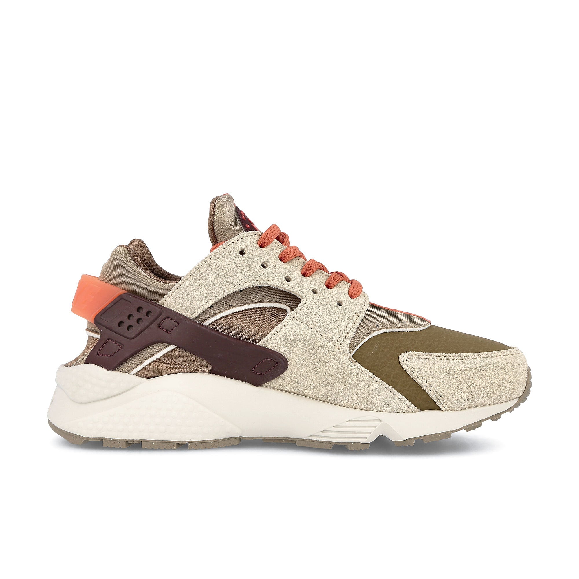 Nike wmns air huarache sp Khaki-Madder Root - Burgundy Crush Sneakers Silhouette | Overkill