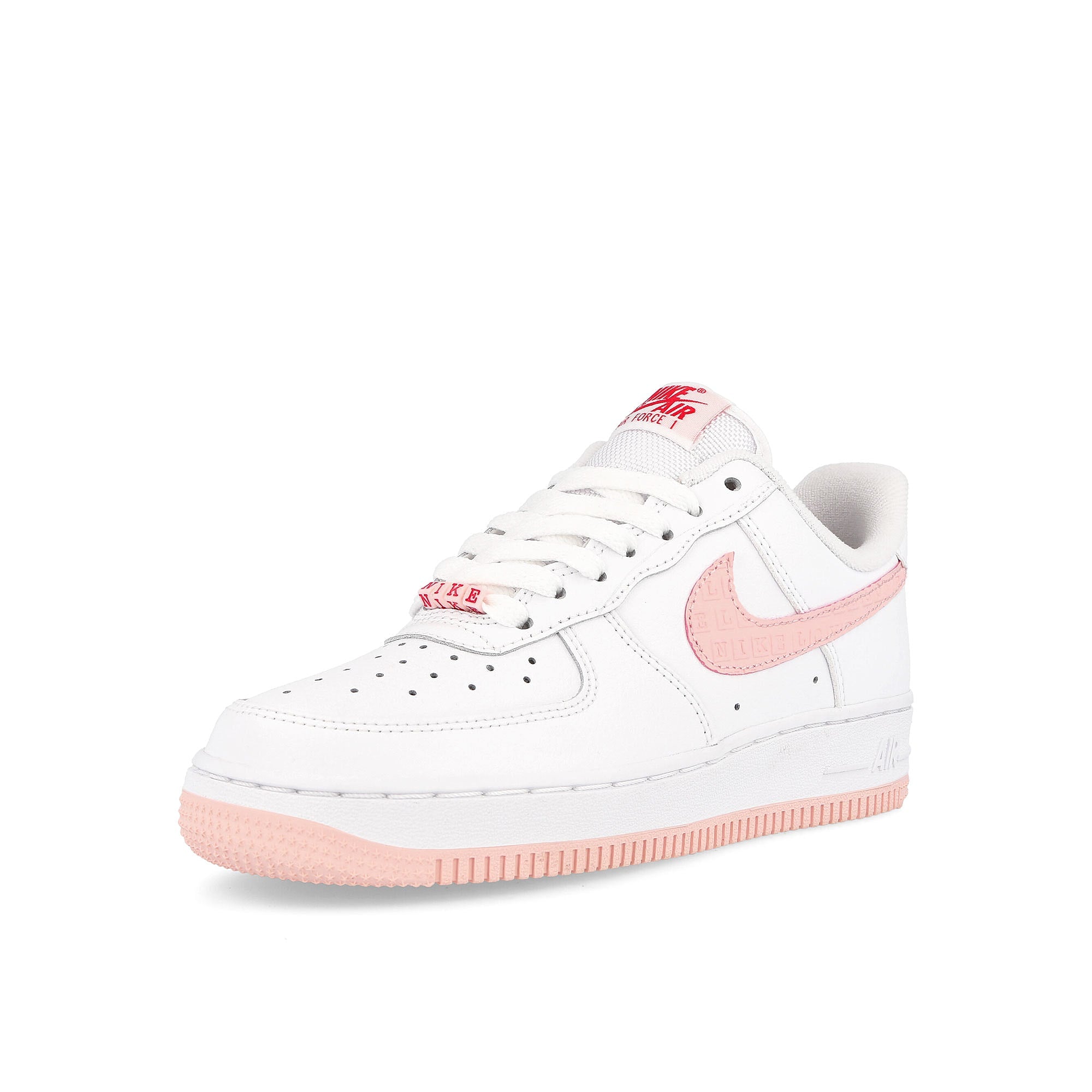 Nike wmns air force 1 07 White / Atmosphere - University Red - Sail Detailfoto | Overkill