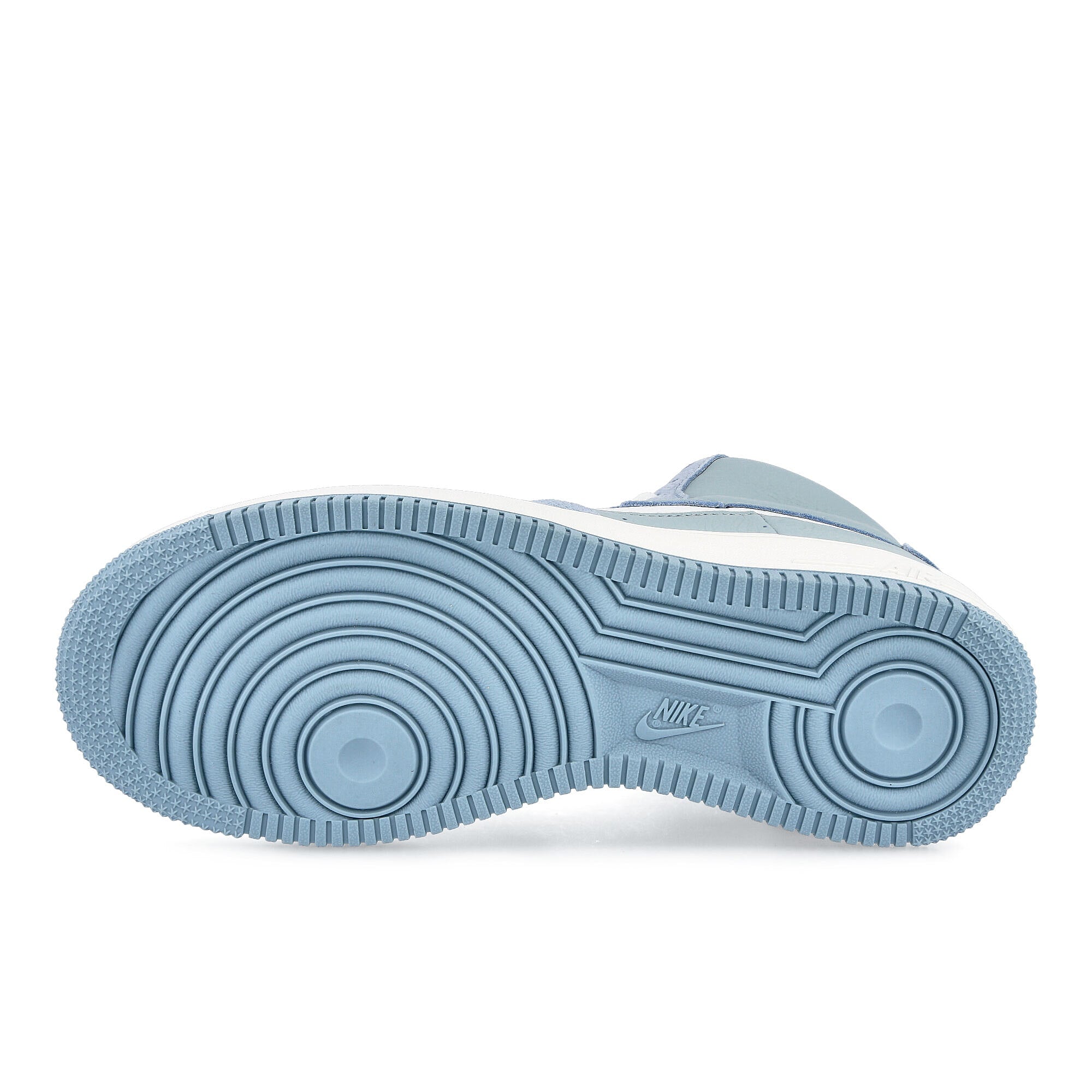 Nike wmns air force 1 sculpt Ocean Cube-Summit White - Worn Blue High Top Sneakers Detail View 1 | Overkill