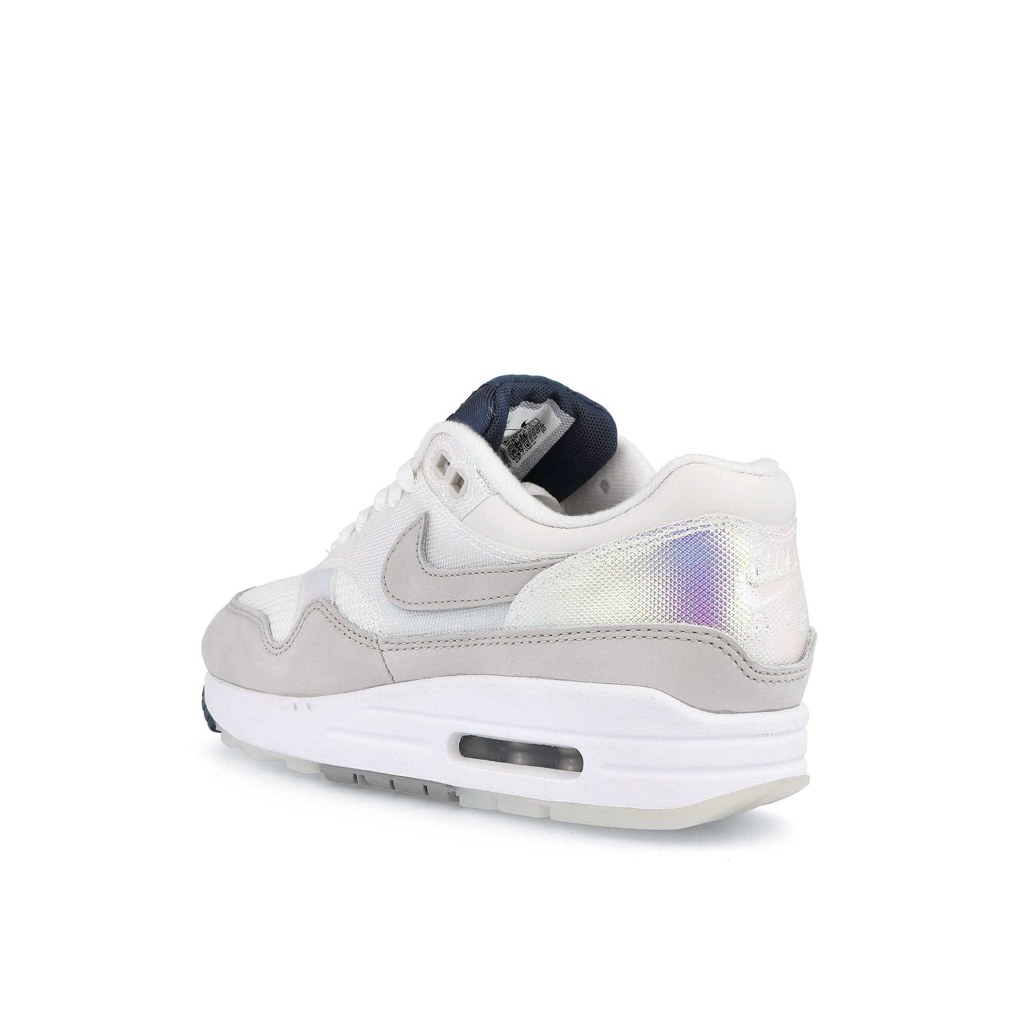 Nike wmns air max 1 amd Summit White-Light Bone - Light Smoke Grey Low Top Sneakers Material | Overkill