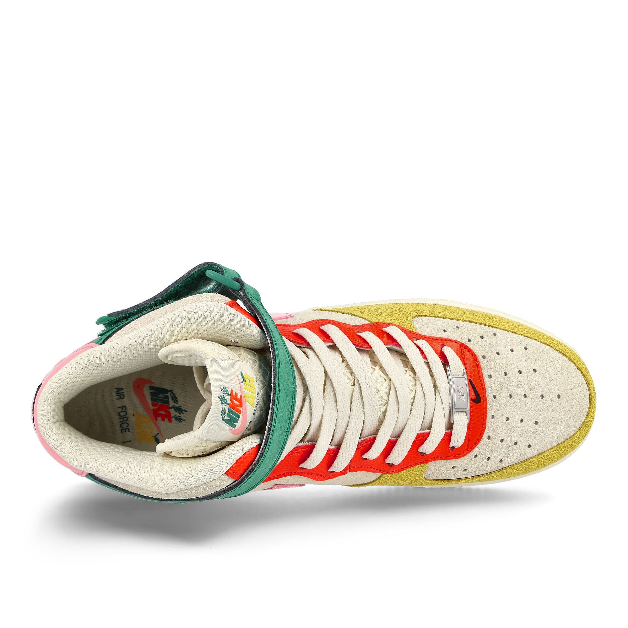 Nike air force 1 mid Coconut Milk-Bleached Coral-Vivid Sulfur Mid Top Sneakers Detailfoto | Overkill