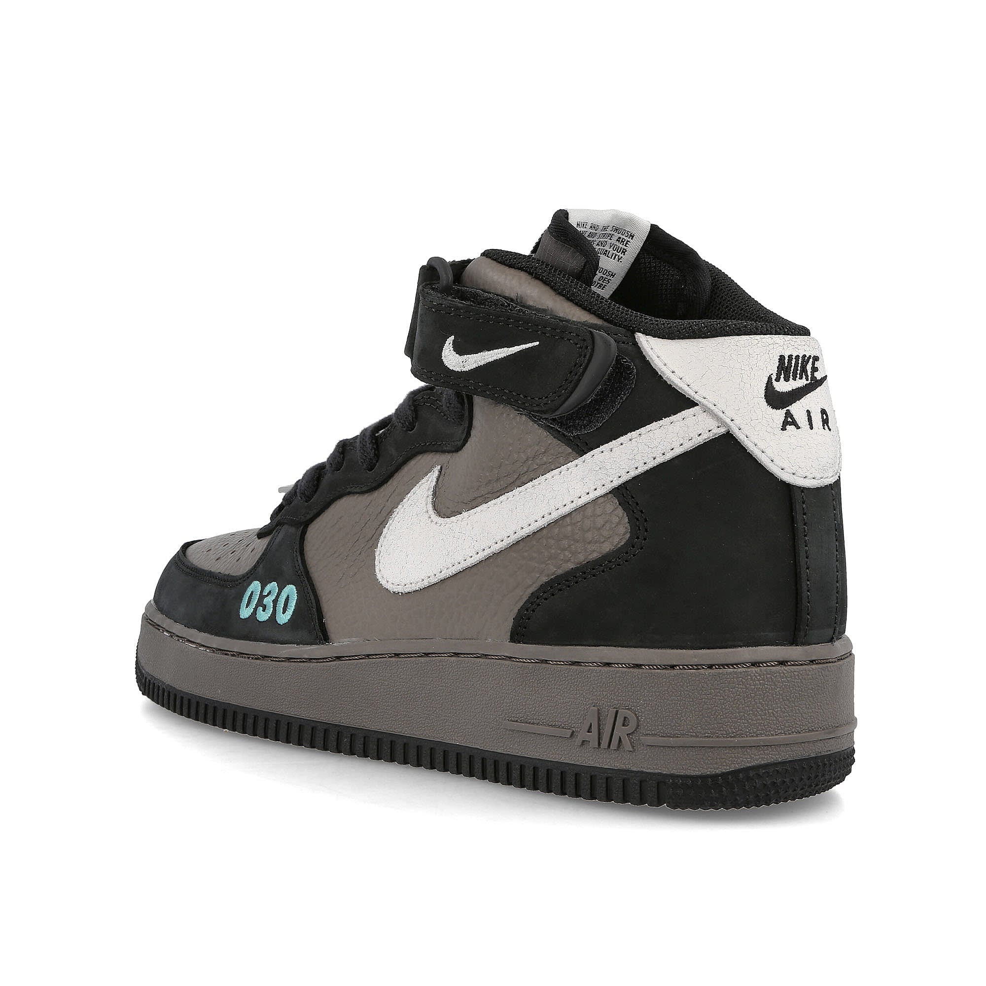 Nike air force 1 mid nh 2 Cave Stone-White - Off Noir - Washed Teal Mid Top Sneakers Material | Overkill