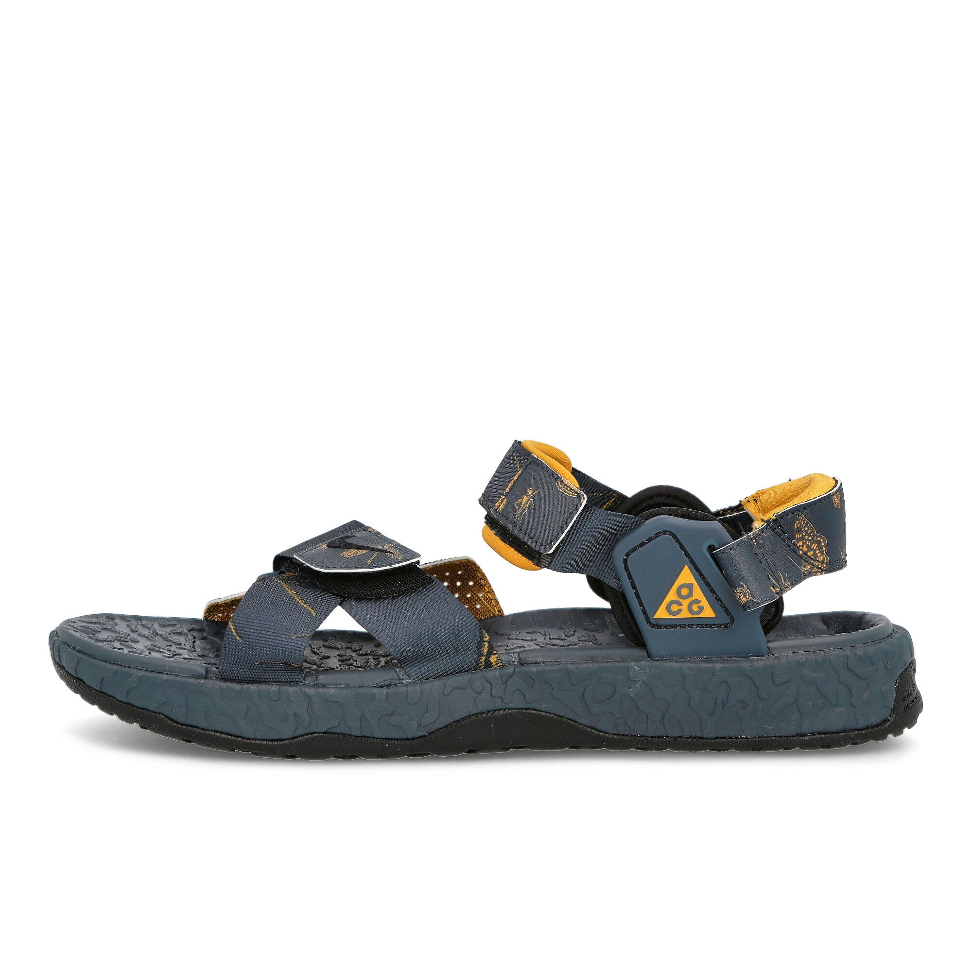 Nike acg air deschutz + se Thunder Blue / Yellow Ochre - Black Slides, Sandals & Slippers DR1020 400 | Overkill