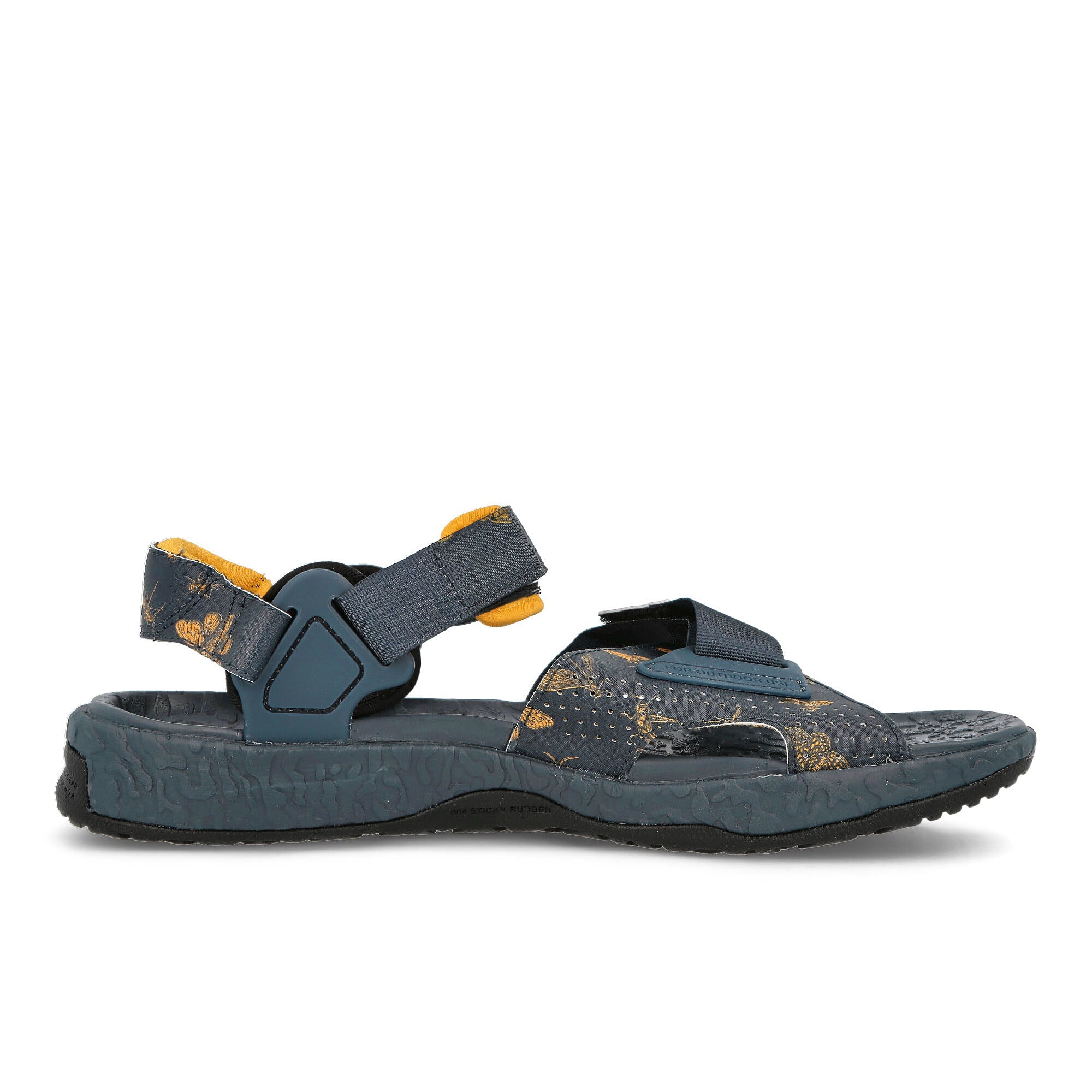 Nike acg air deschutz + se Thunder Blue / Yellow Ochre - Black Slides, Sandals & Slippers Silhouette | Overkill