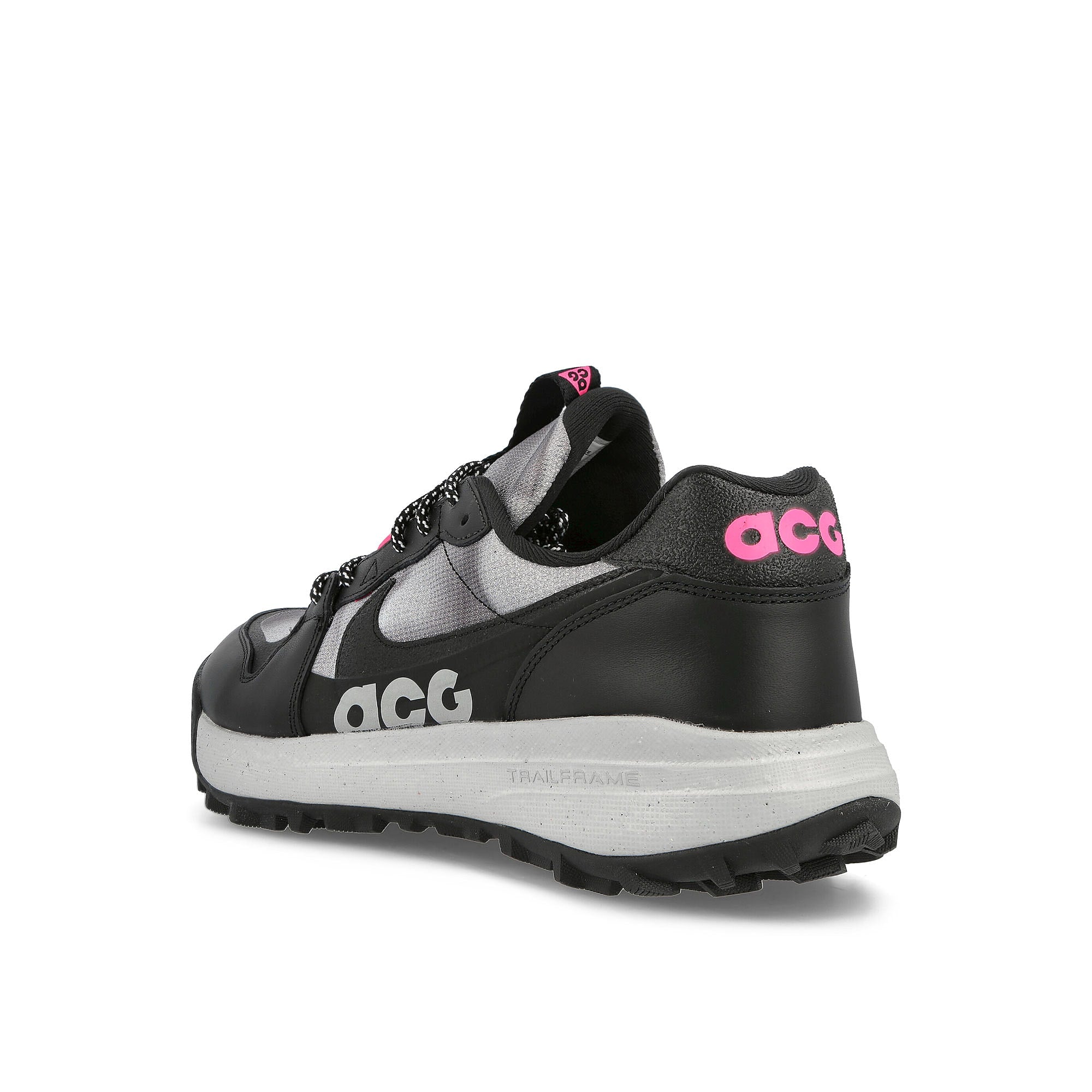 Nike acg lowcate se Black / Black - Hyper Pink - Wolf Grey Low Top Sneakers Material | Overkill