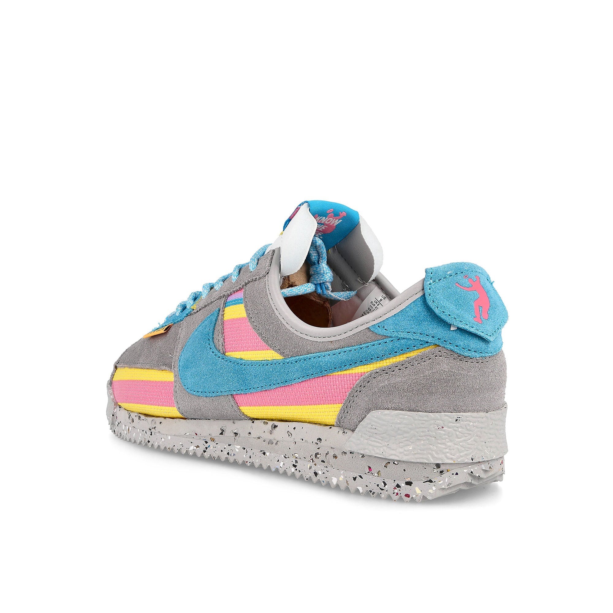 Nike Union LA x Nike Cortez SP Light Smoke Grey-Blue Fury - Coral Chalk Sneakers Material | Overkill