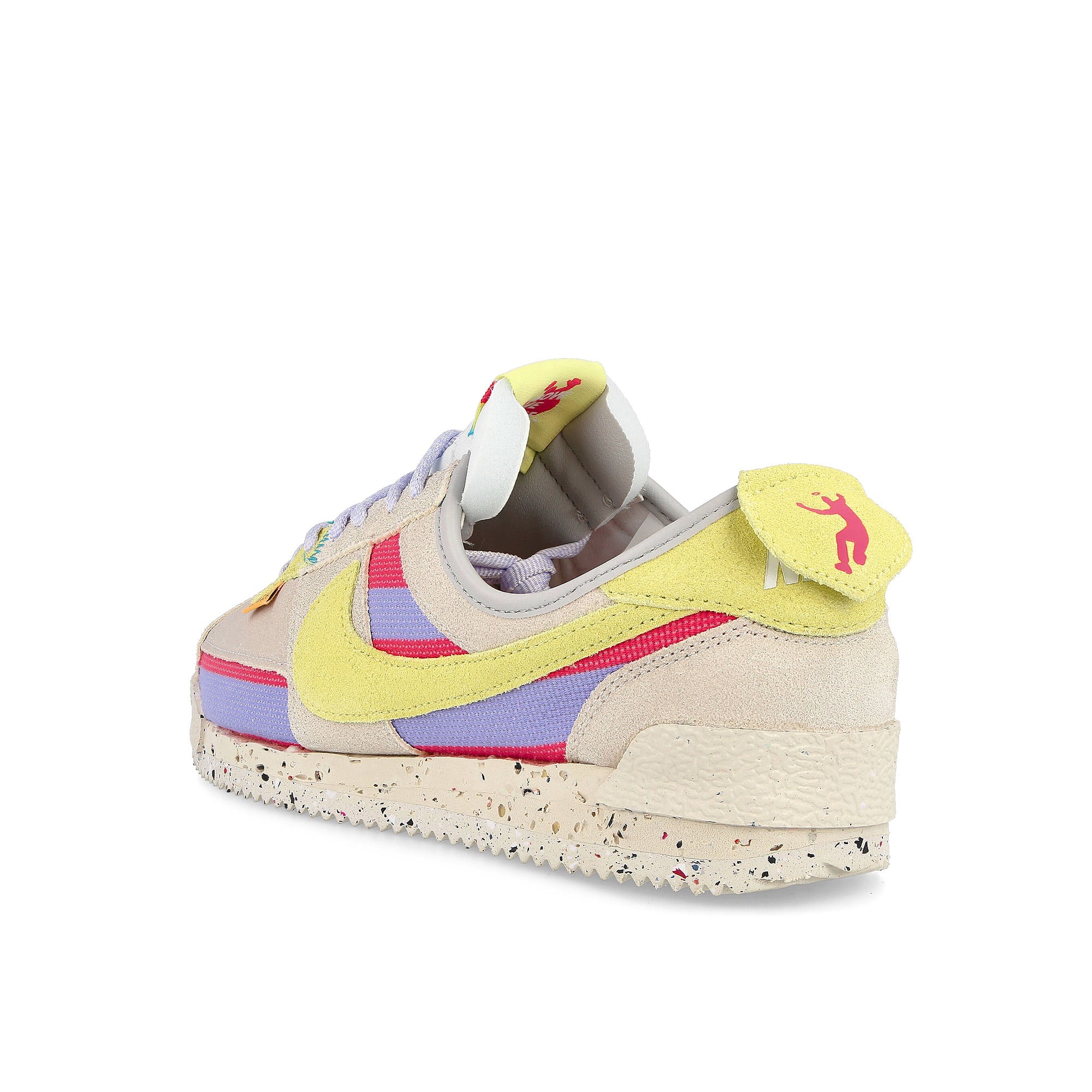 Nike Union LA x Nike Cortez SP White-Lemon Frost - Grey Fog - Purple Pulse Sneakers Material | Overkill