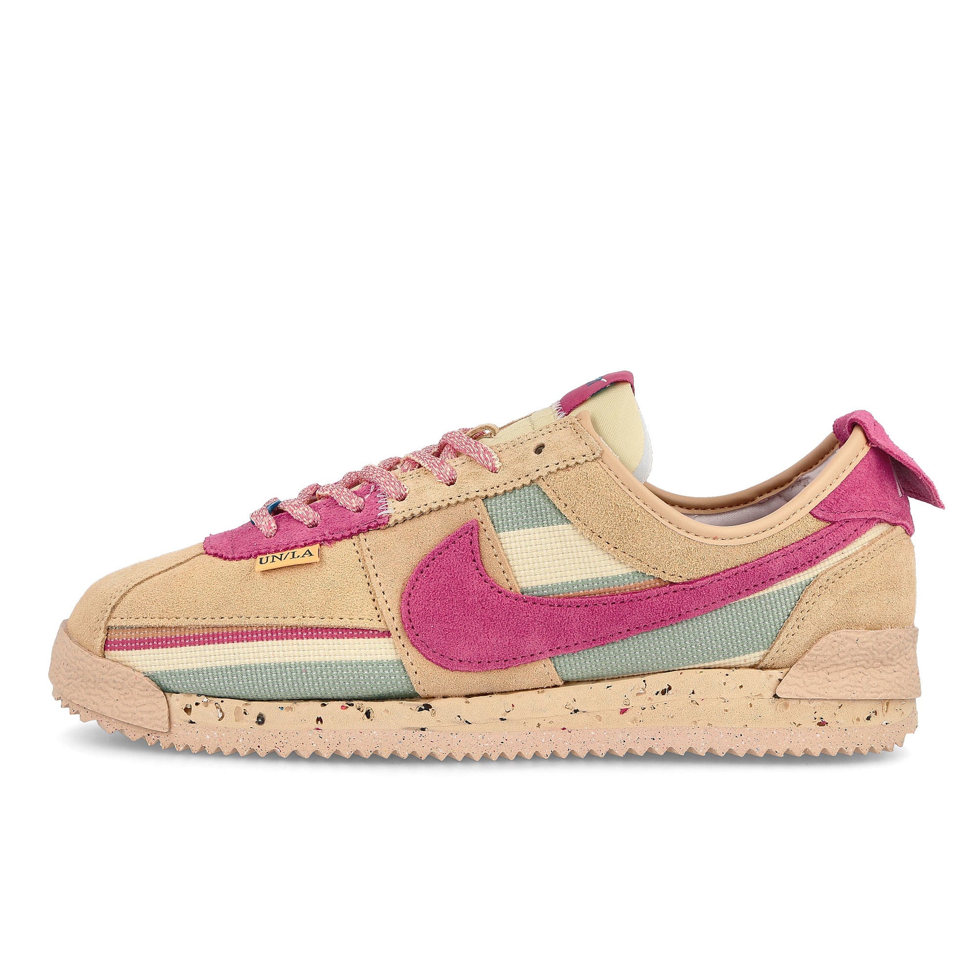 Nike Union LA x Nike Cortez SP Sesame / Pink Clay - Dutch Green Sneakers DR1413 200 | Overkill
