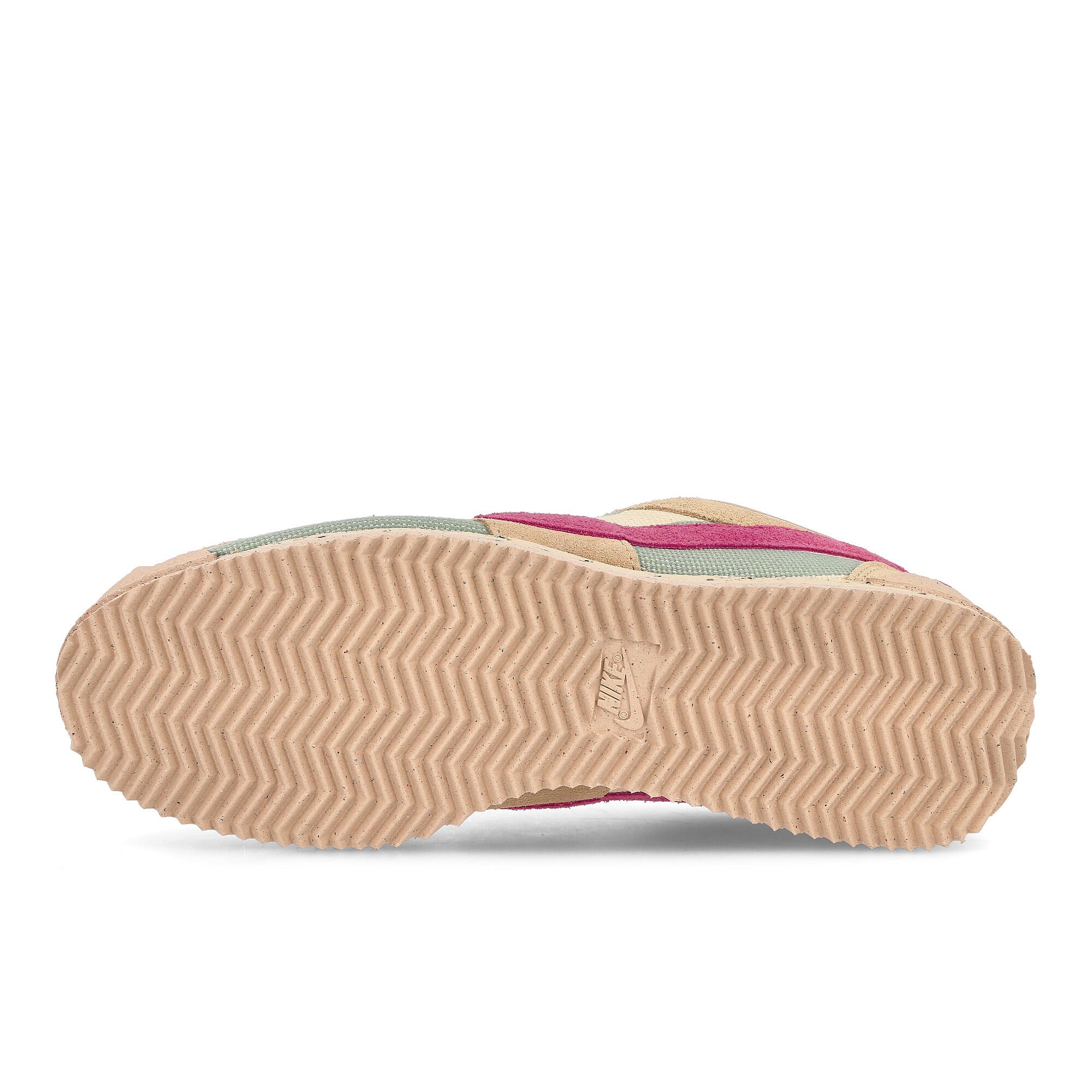 Nike Union LA x Nike Cortez SP Sesame / Pink Clay - Dutch Green Sneakers Detail View 1 | Overkill
