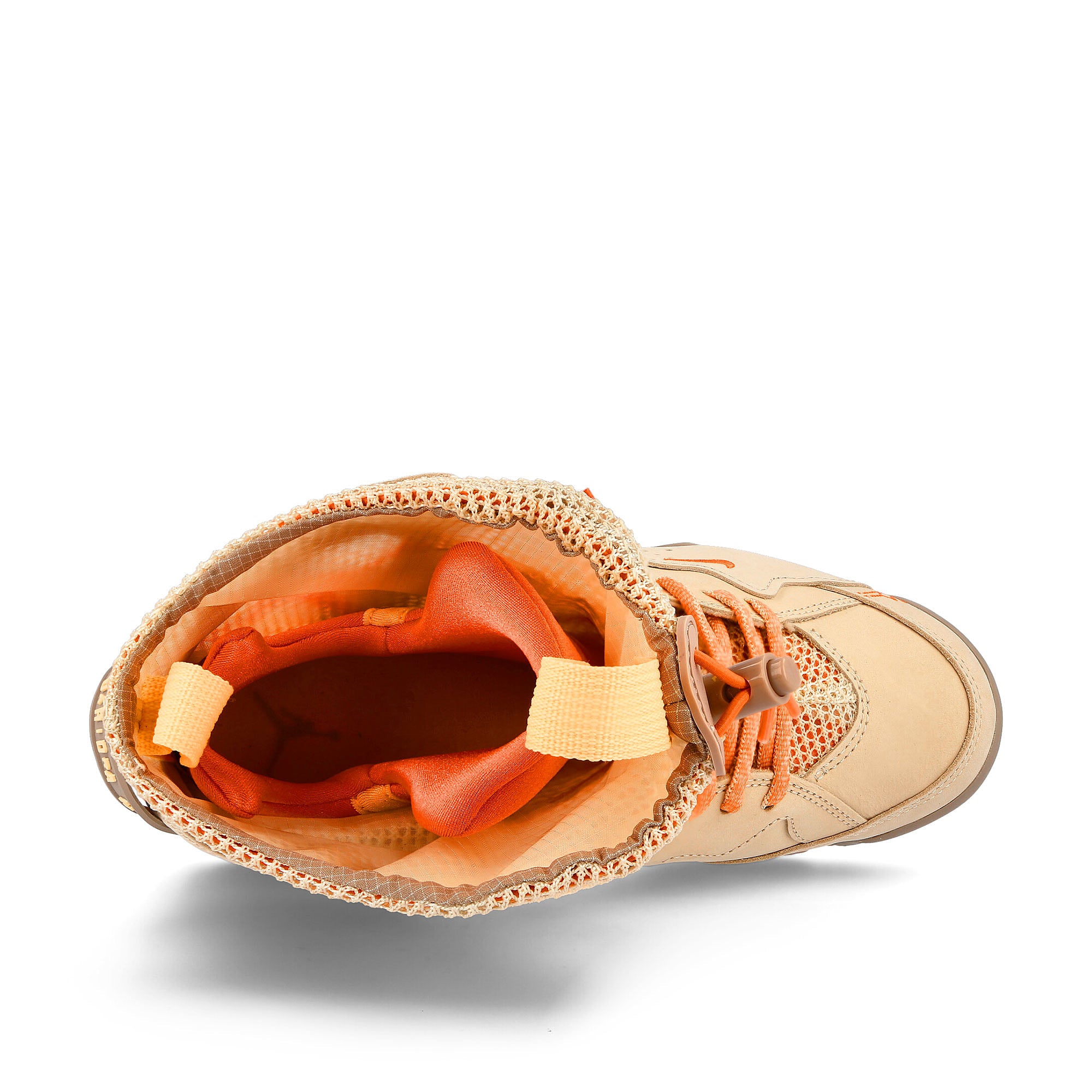 Jordan Bephies Beauty Supply x Wmns Air Jordan 7 Retro Sanddrift / Peach Cream - Malt - Turf Orange Sneakers Detail View 1 | Overkill