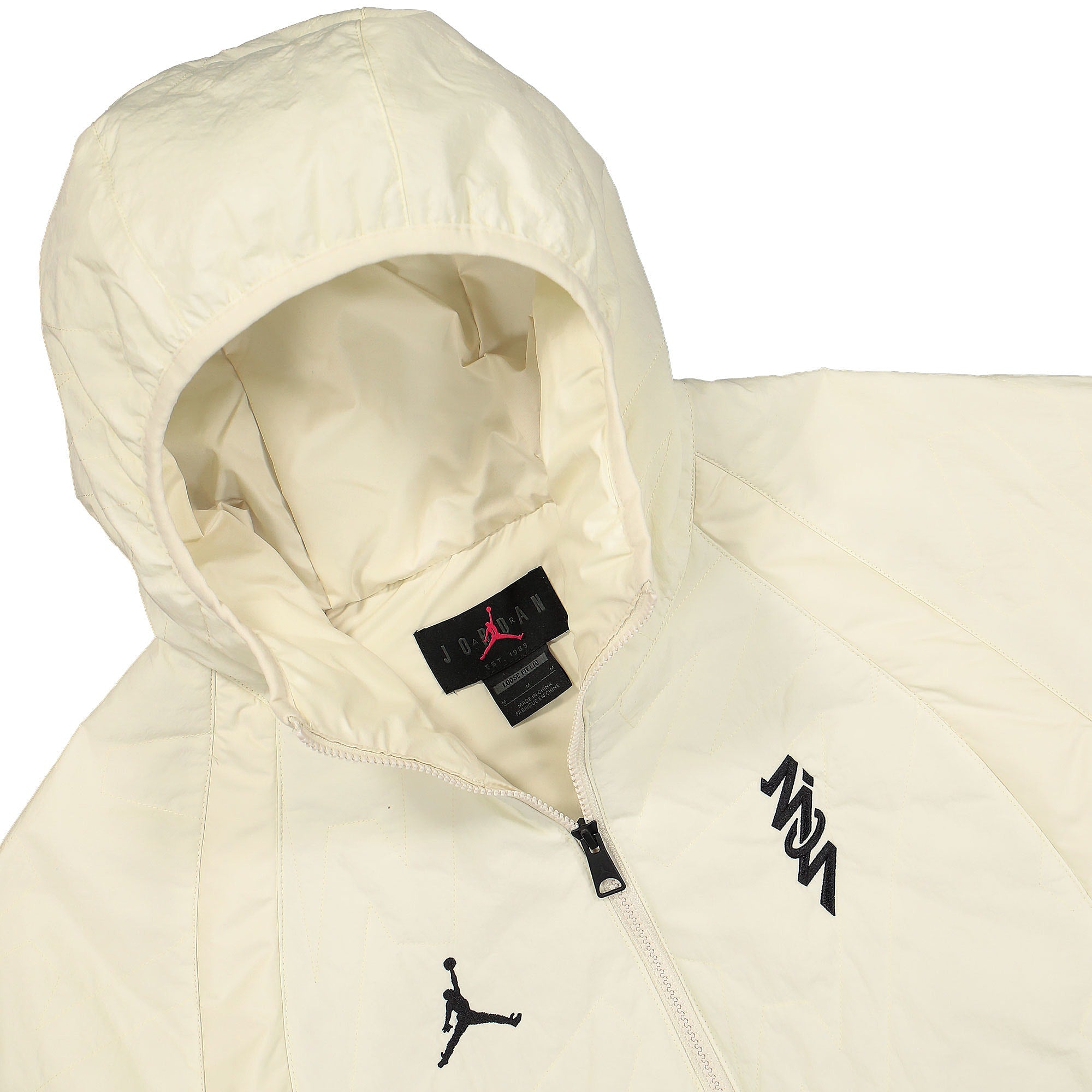Jordan Air Jordan Zion Jacket Fossil Windbreaker Close-up | Overkill