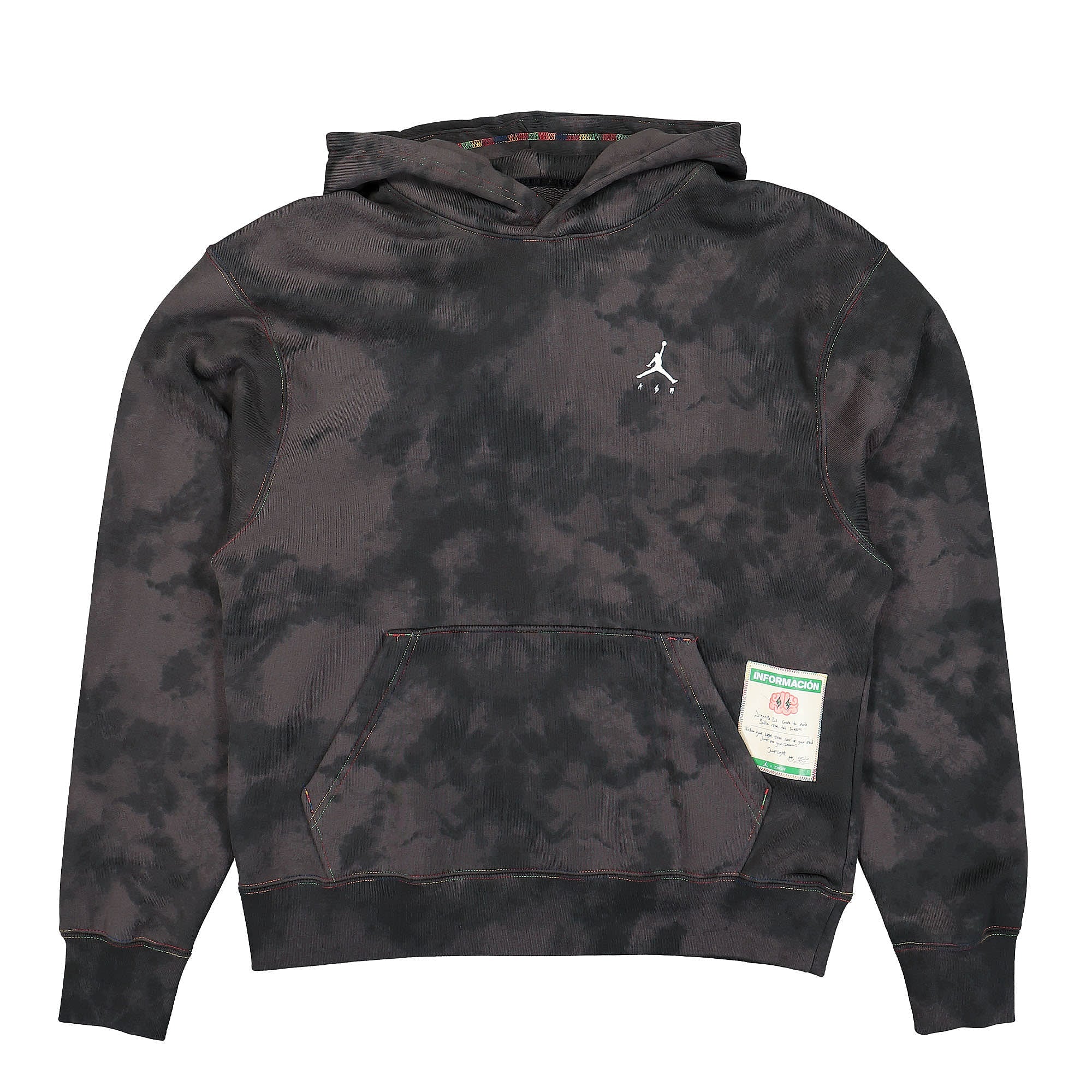 Jordan J Balvin x Air Jordan Fleece Hoodie Flat Pewter / Black Hoodies DR2958-029 | Overkill