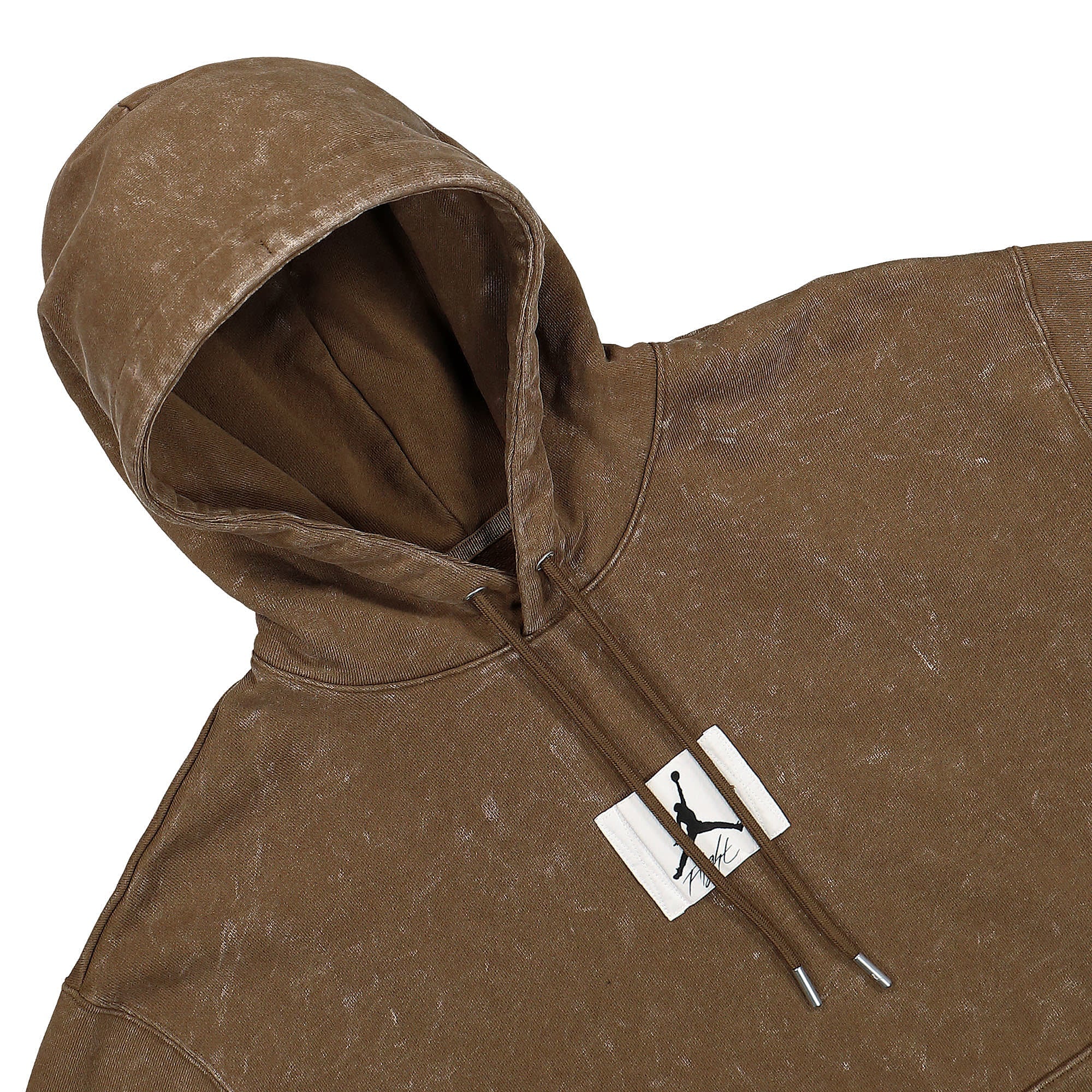 Jordan Air Jordan Essential Statement Washed Fleece Hoodie Light Olive Hoodies Close-up | Overkill