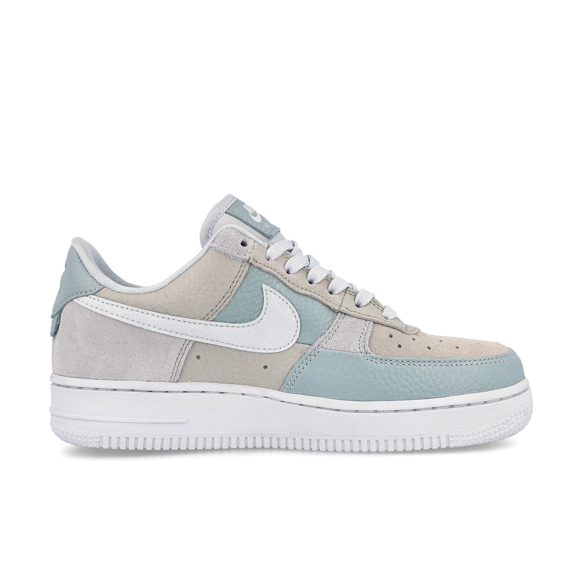 Nike wmns air force 1 07 low Football Grey-Aura - Ocean Cube Sneakers Silhouette | Overkill