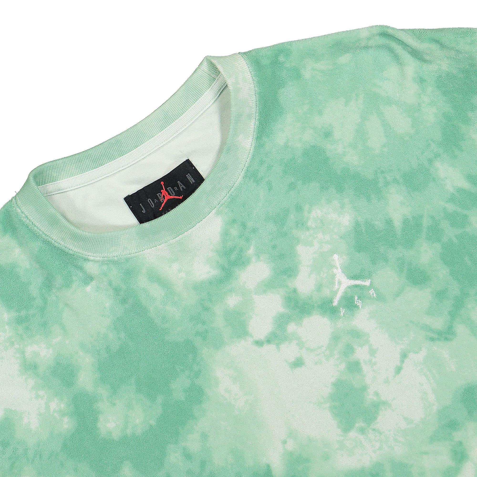 Jordan J Balvin x Air Jordan Crew Jade Aura / Enamel Green Sweatshirts Material | Overkill