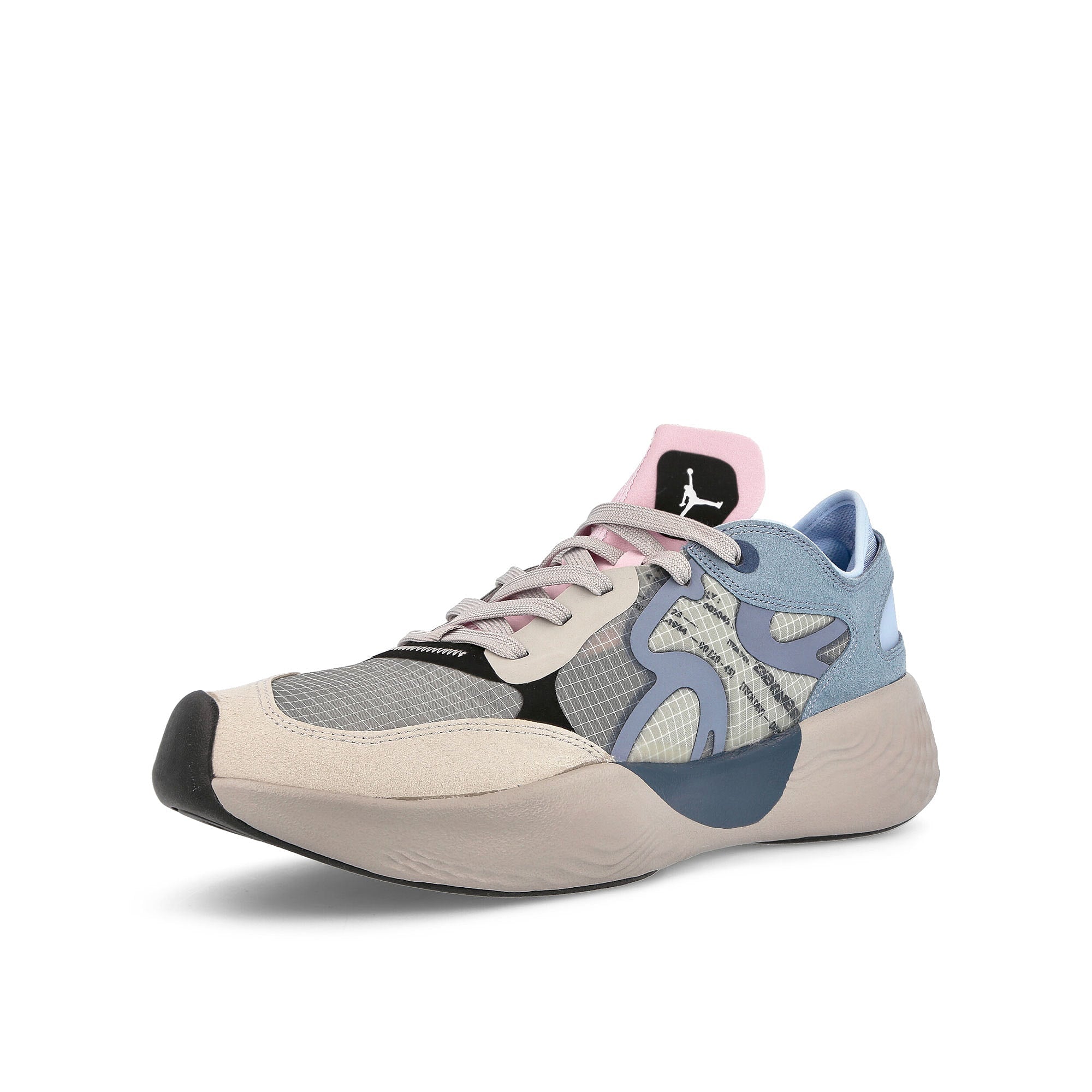 Jordan Air Jordan Delta 3 Low Light Iron Ore / White - Ashen Slate Sneakers Close Up | Overkill