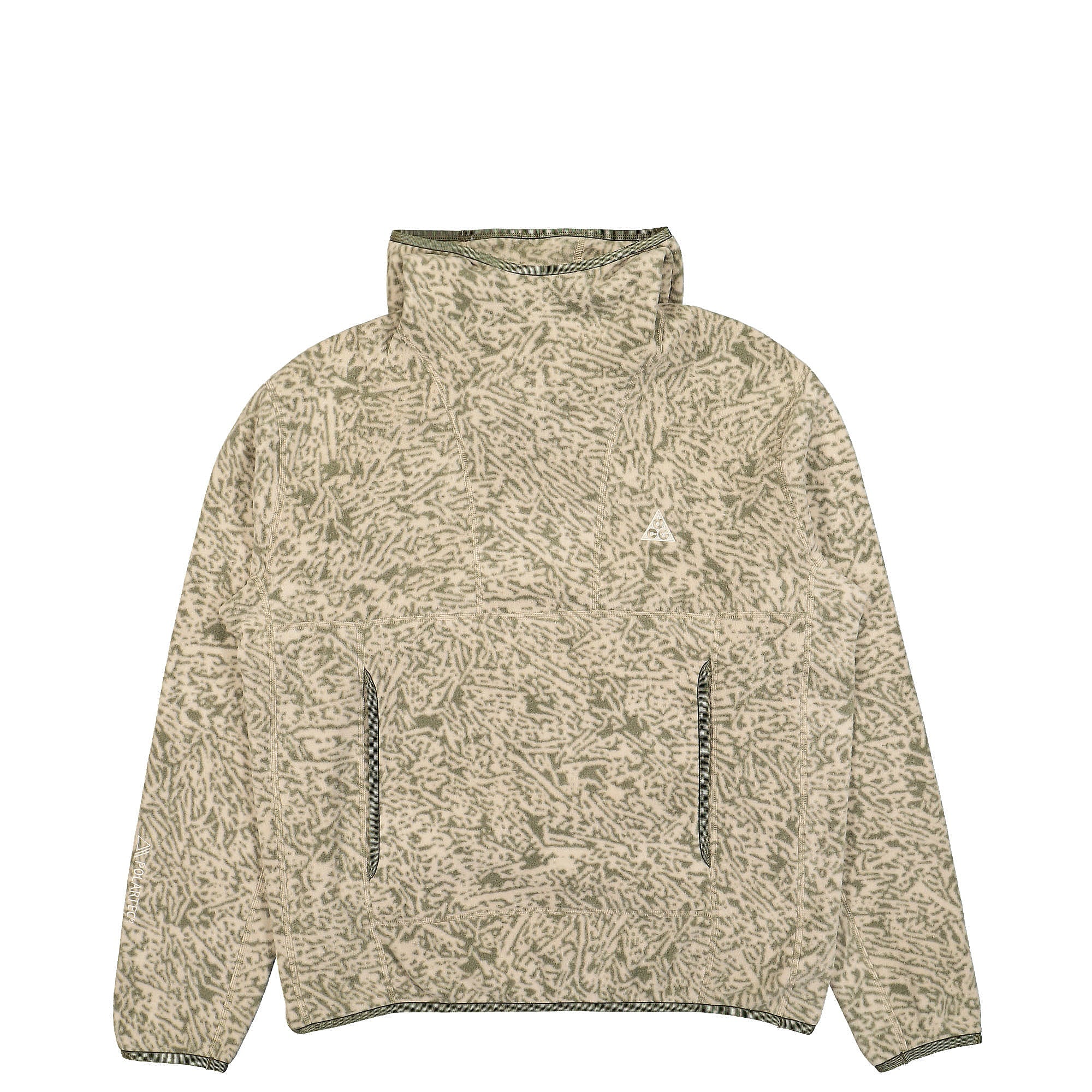 Nike ACG Therma-FIT Wolf Tree Pullover Hoodie Khaki / Medium Olive / Limestone / Sanddrift Hoodies DR5733 247 | Overkill