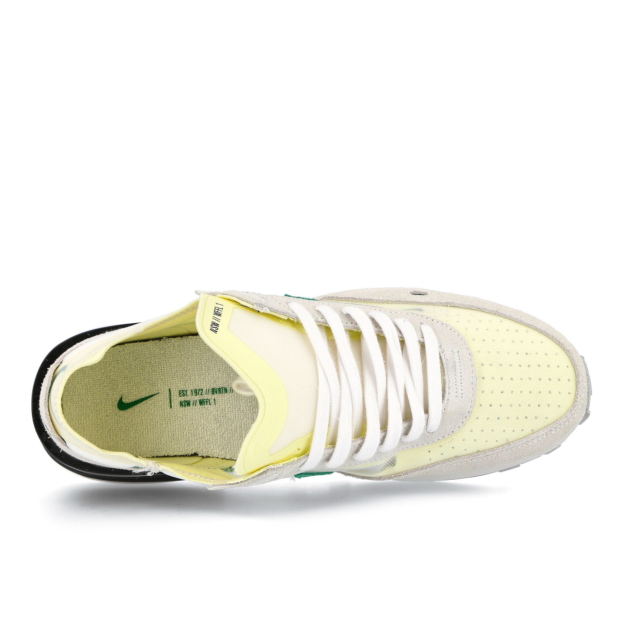Nike waffle one Summit White-Malachite - Black - Citron Tint Sneakers Detailfoto | Overkill