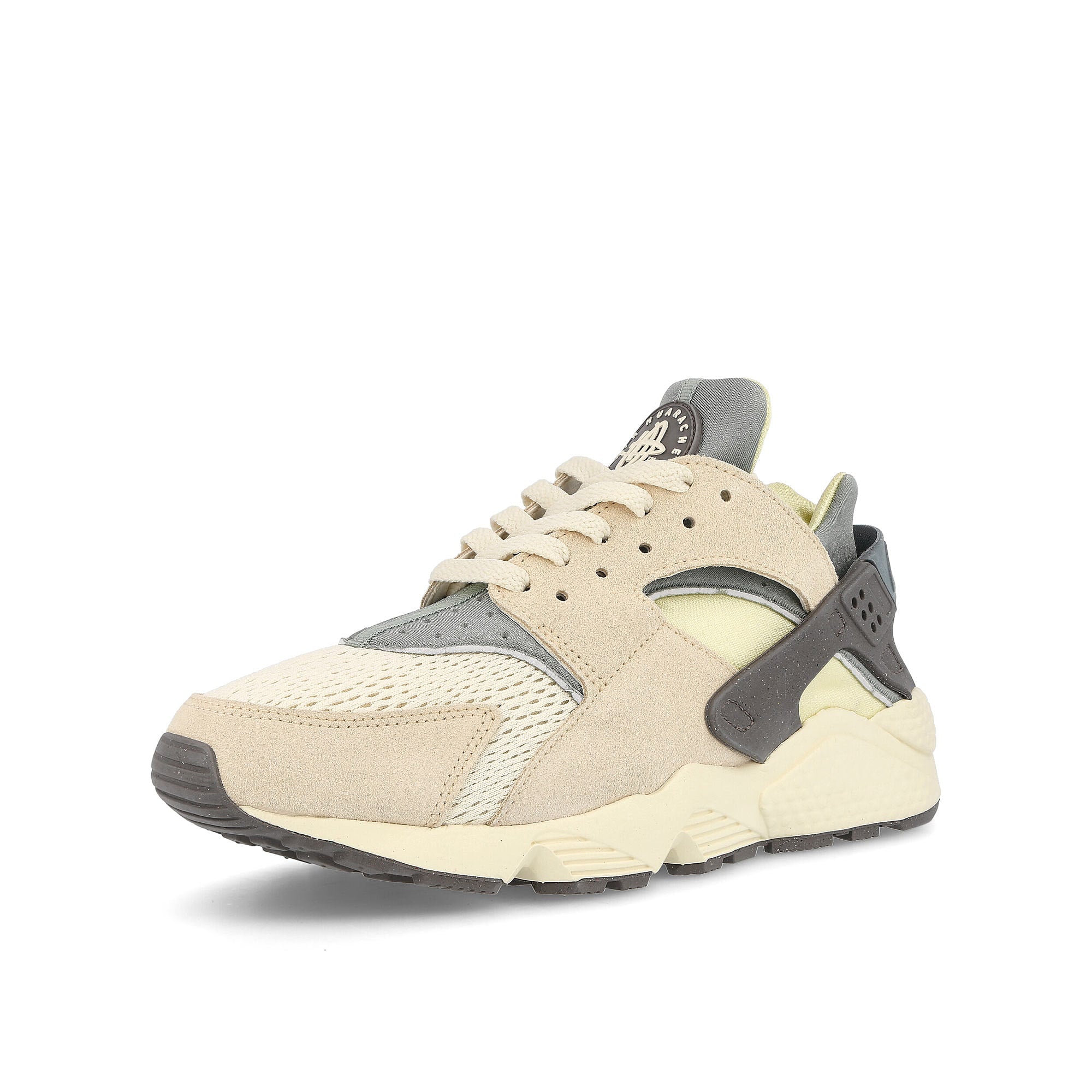 Nike air huarache nh Coconut Milk-Ashen Slate - Cave Stone Low Top Sneakers Close Up | Overkill