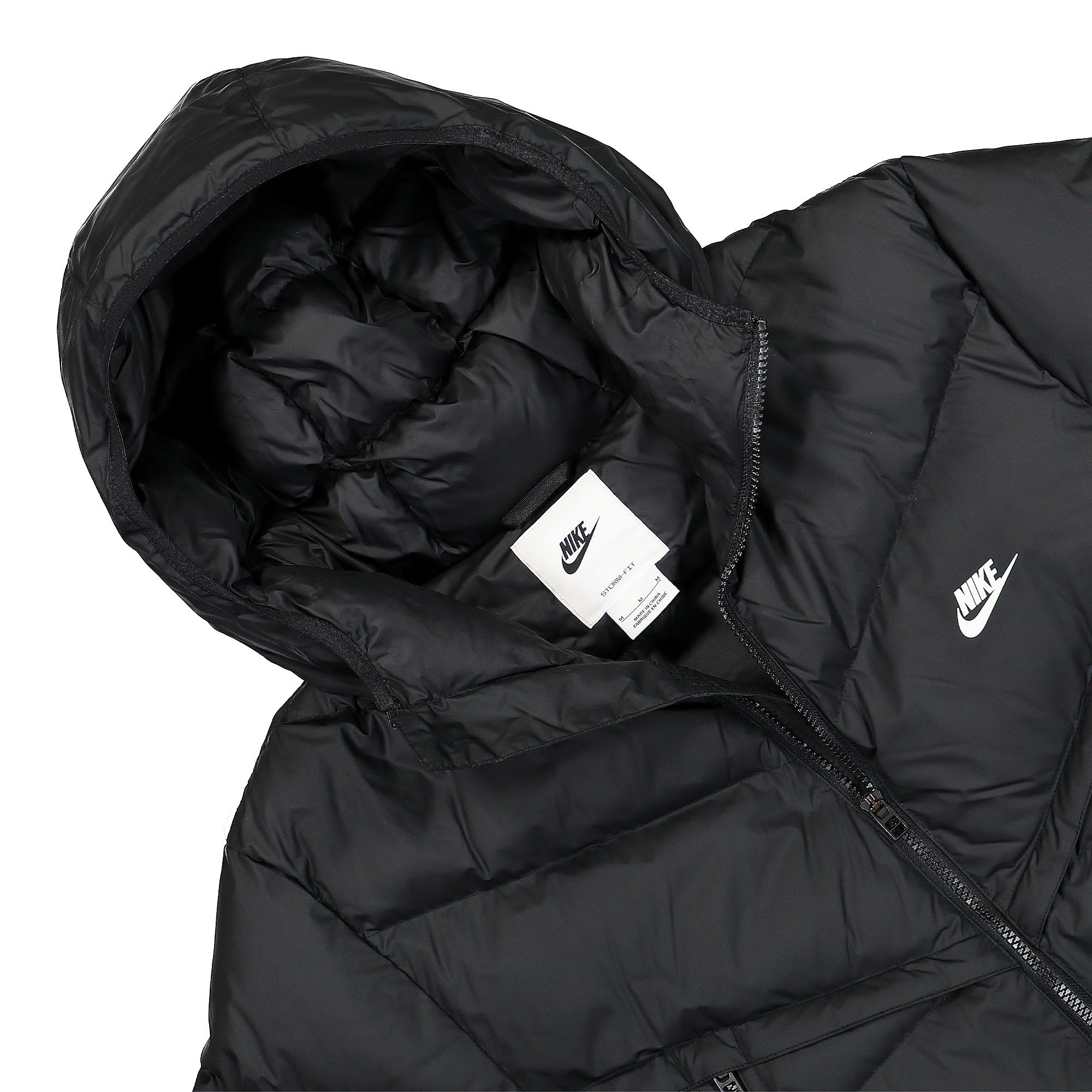Nike Storm Fit Windrunner Hooded Jacket Black / Black / Sail Jackets Close-up | Overkill