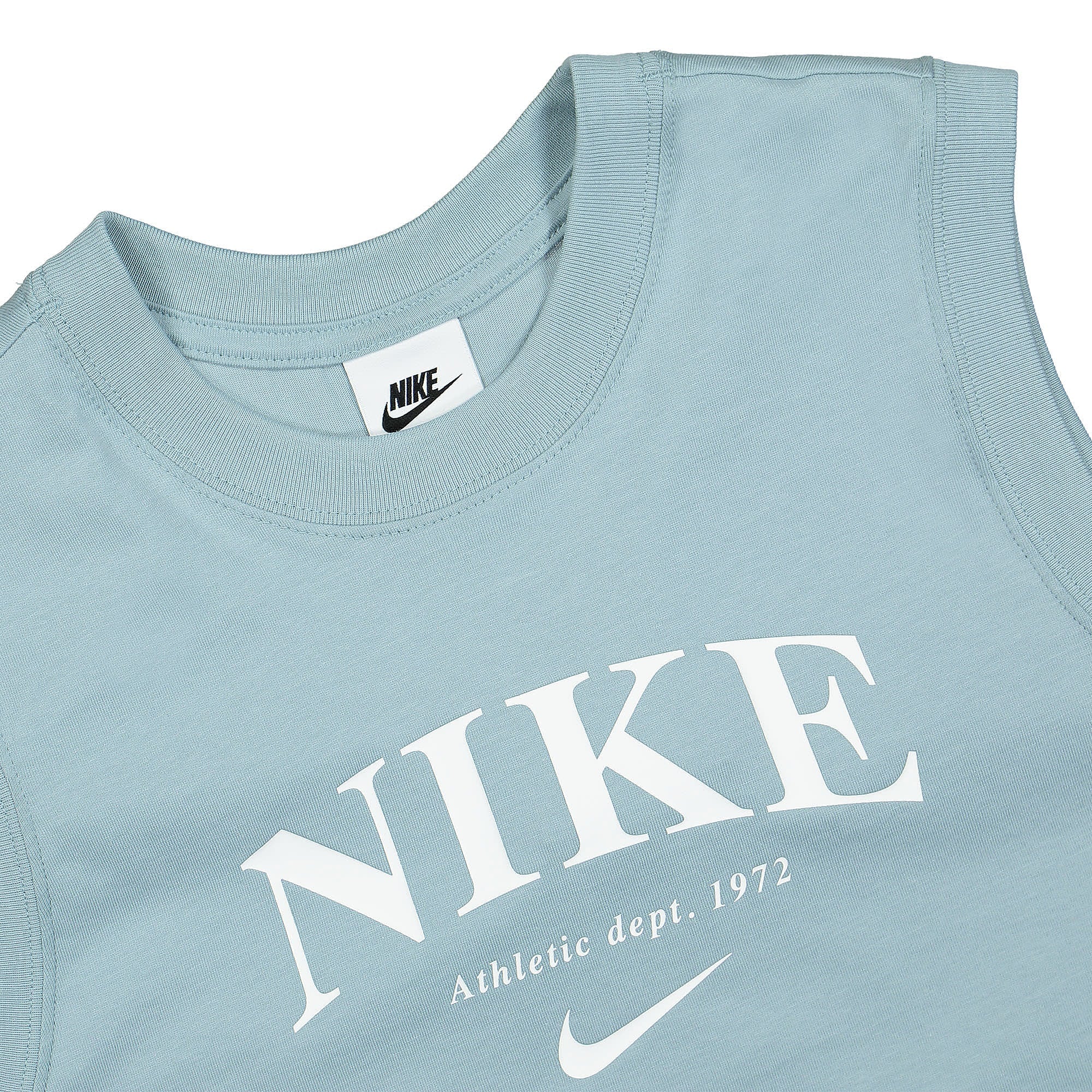 Nike Wmns NSW Graphic Tank Top Ocean Cube / White Tops Close-up | Overkill