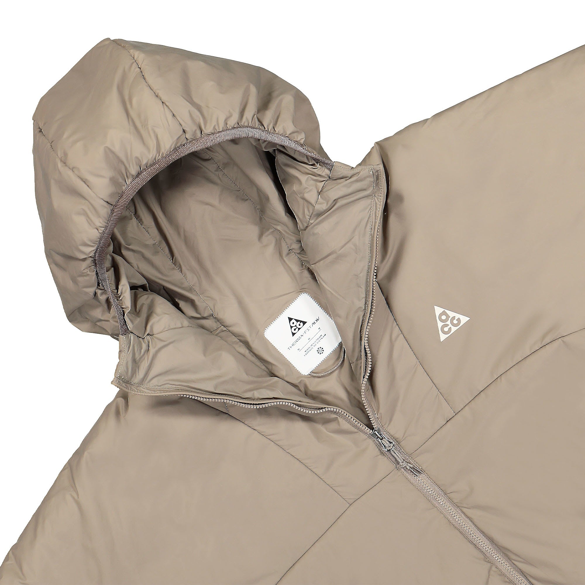 Nike ACG Therma-FIT ADV Rope De Dope Full-Zip Jacket Moon Fossil / Ironstone / Summit White Jackets Close-up | Overkill