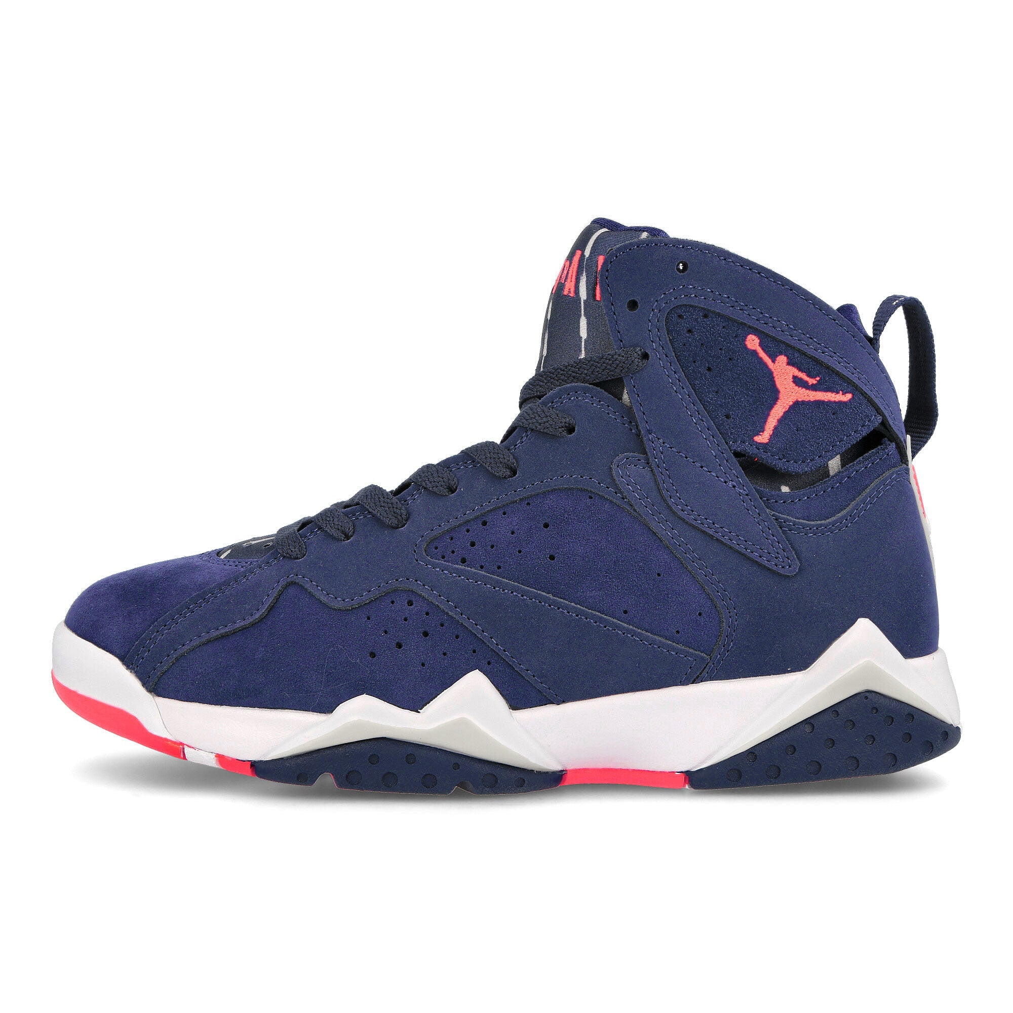 Jordan Air Jordan 7 Quai Retro Neutral Indigo / Bright Crimson -White Sneakers DV0577 500 | Overkill