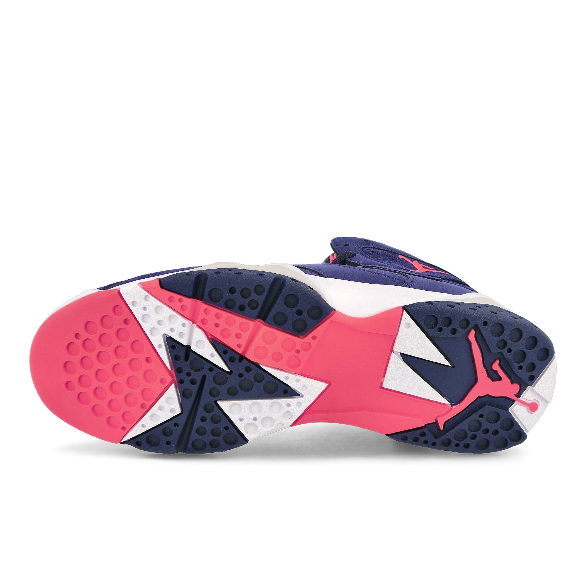 Jordan Air Jordan 7 Quai Retro Neutral Indigo / Bright Crimson -White Sneakers Detail View 1 | Overkill